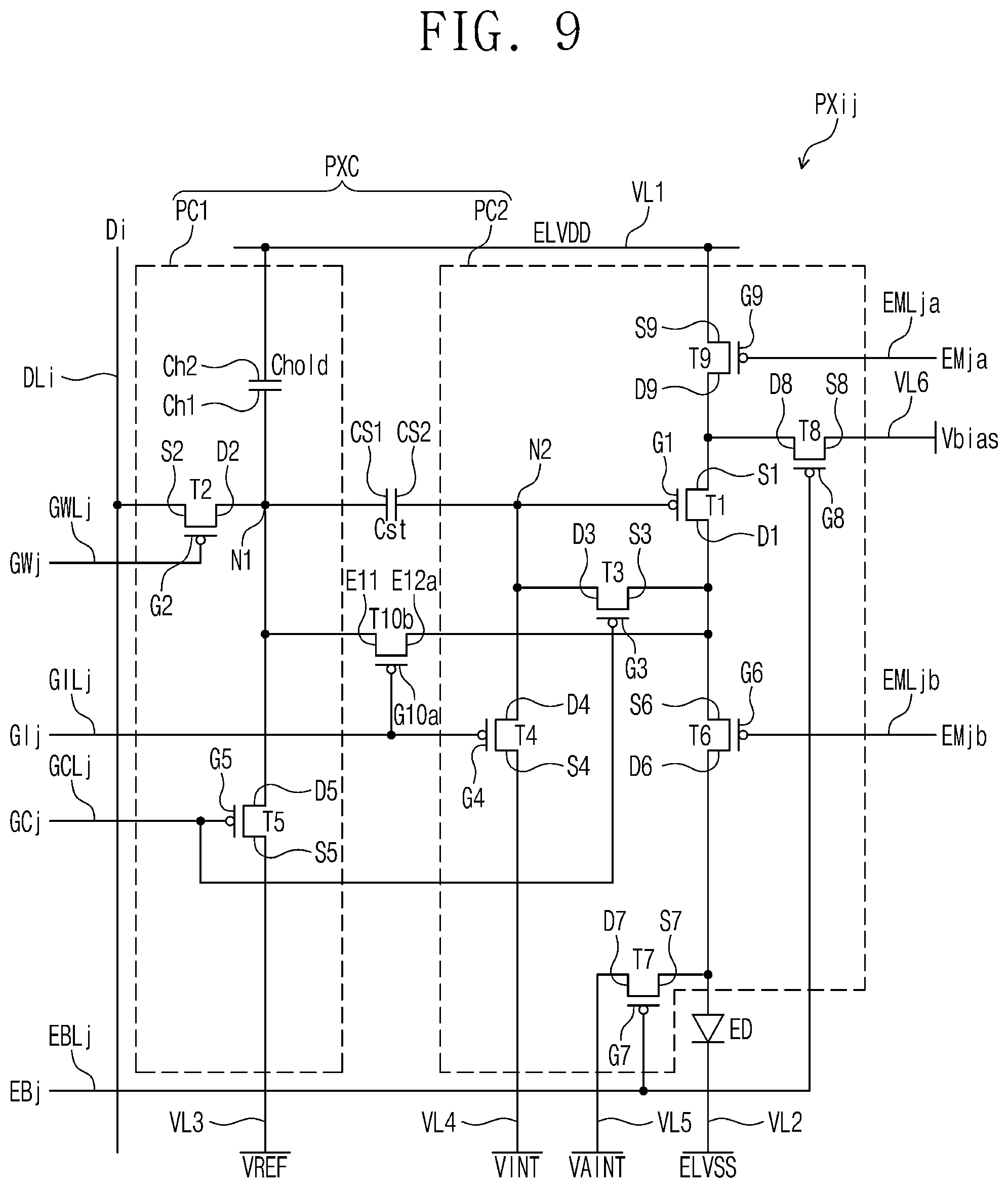Patent US12315404 Figure 10 – Display panel and method for inspecting display panel