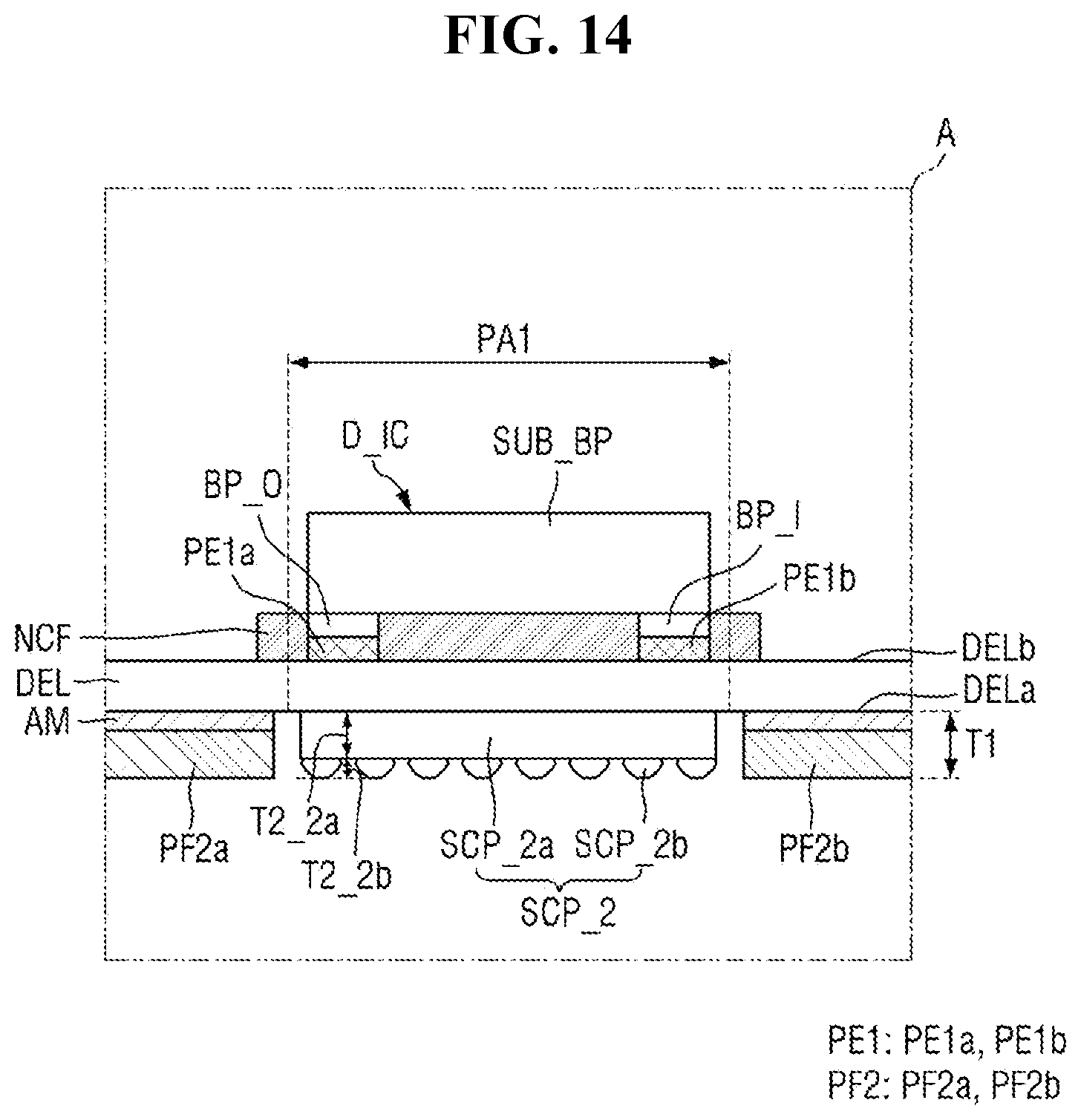 Patent US12315408 Figure 14 – Pad area of display device having opening and component therein and method of providing the same