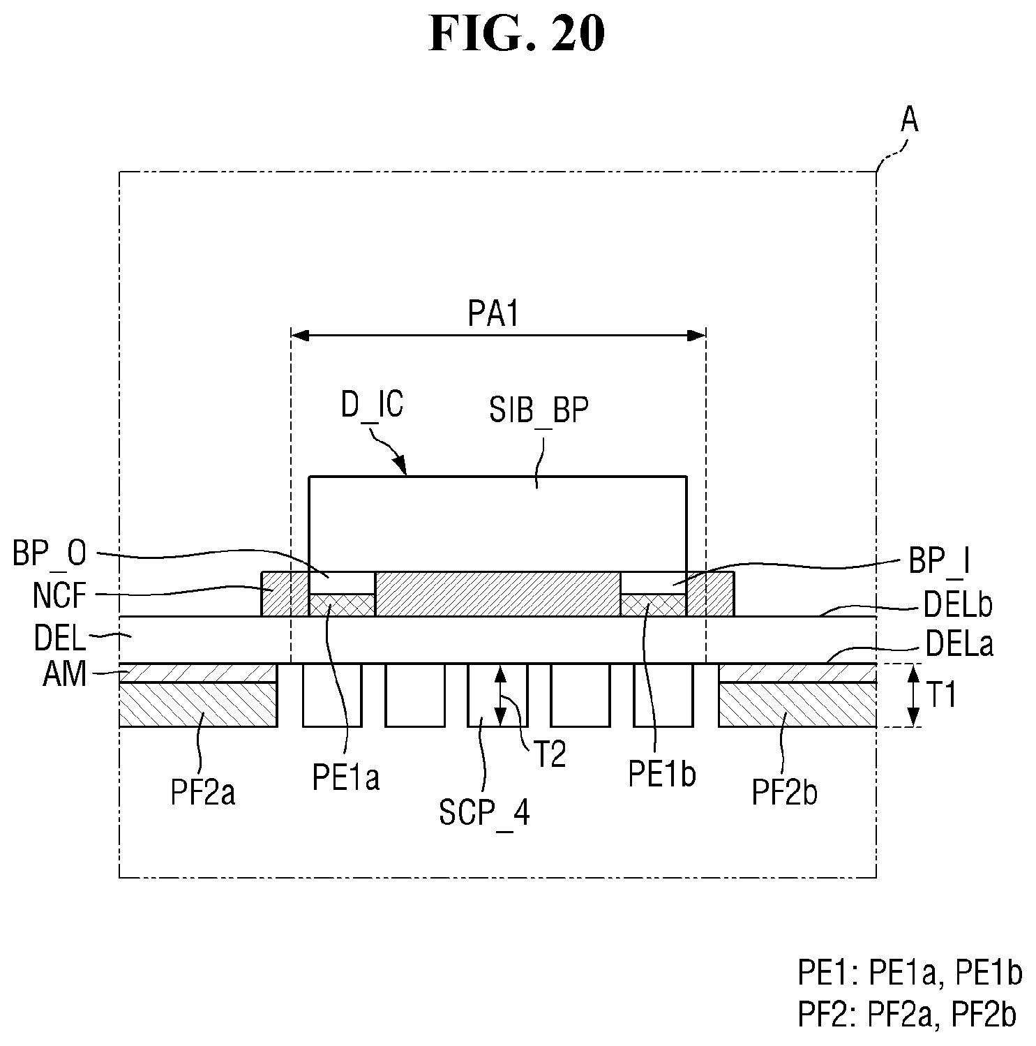 Patent US12315408 Figure 20 – Pad area of display device having opening and component therein and method of providing the same