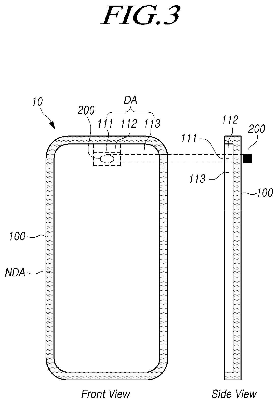 Patent US12315409 Figure 3 – Display panel and display device