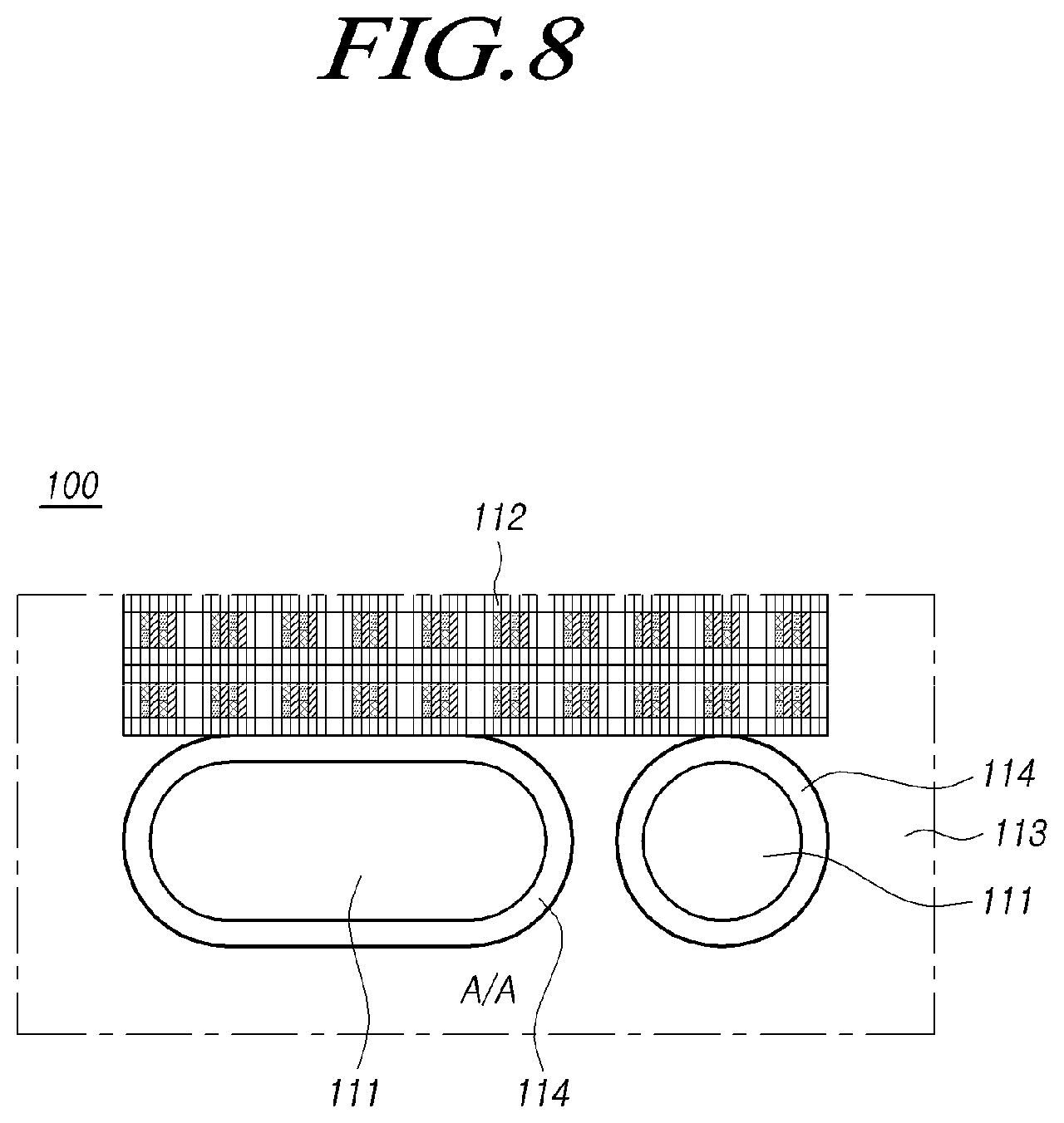Patent US12315409 Figure 8 – Display panel and display device