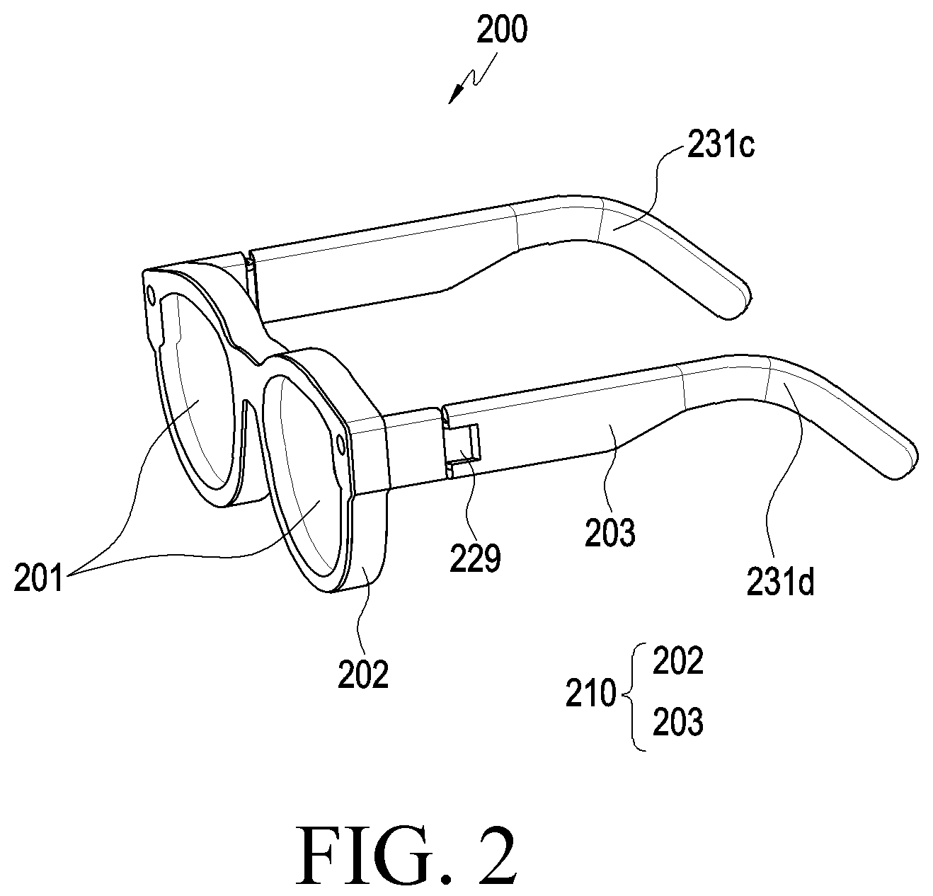 Patent US12315410 Figure 2 – Wearable device for adjusting size of effective display area according to external illuminance and control method thereof