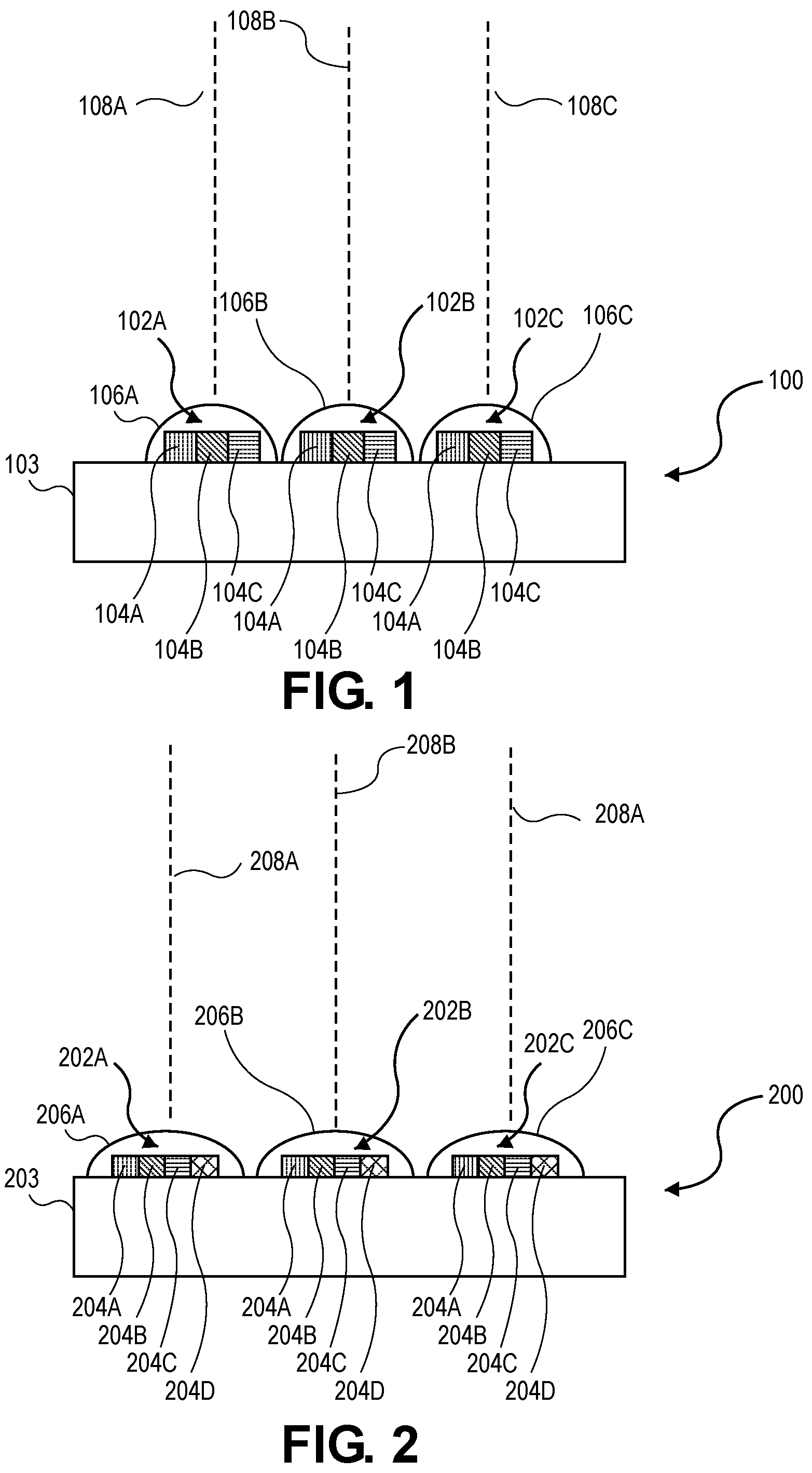 Patent US12315413 Figure 1 – MicroLED display