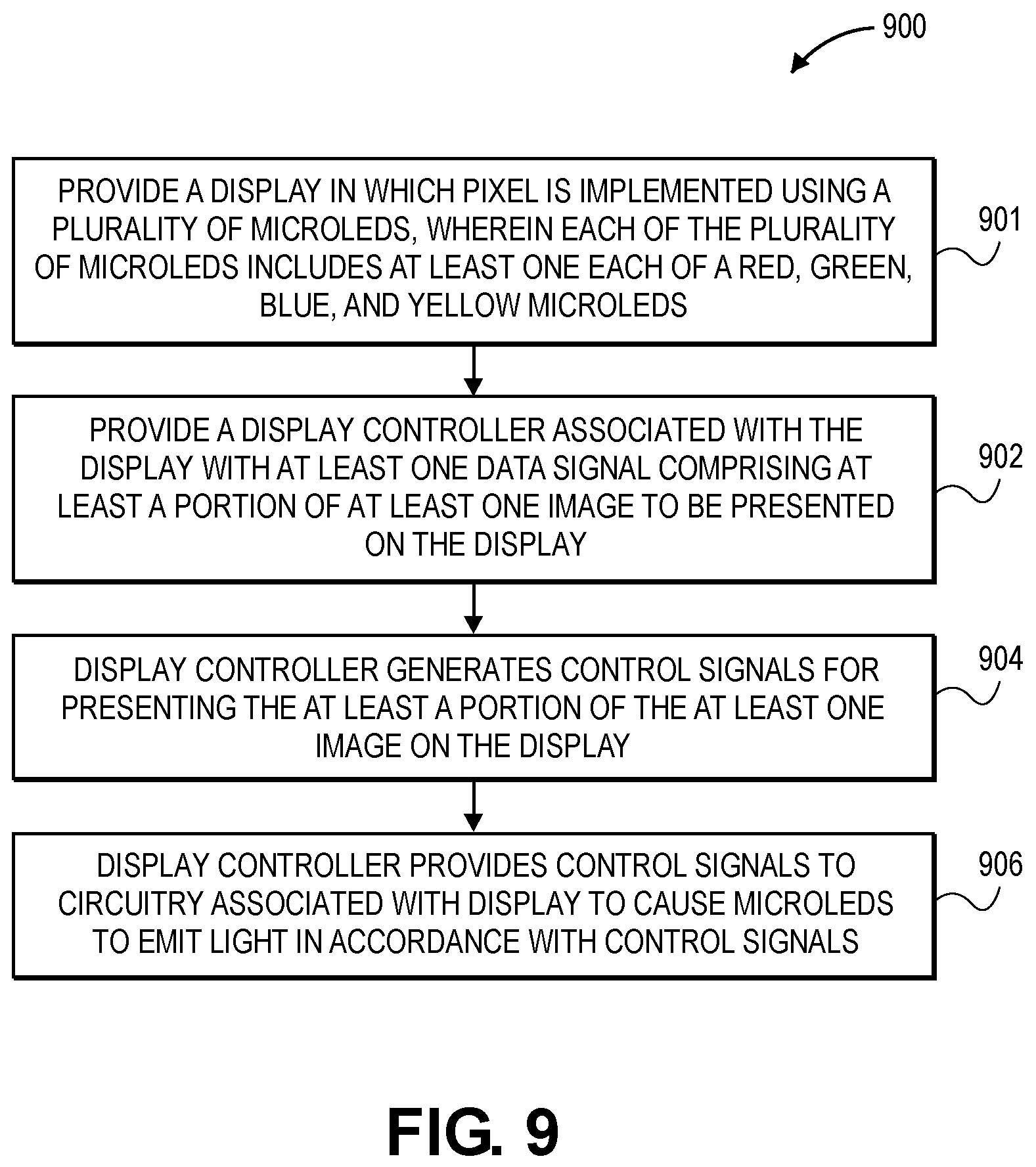 Patent US12315413 Figure 10 – MicroLED display