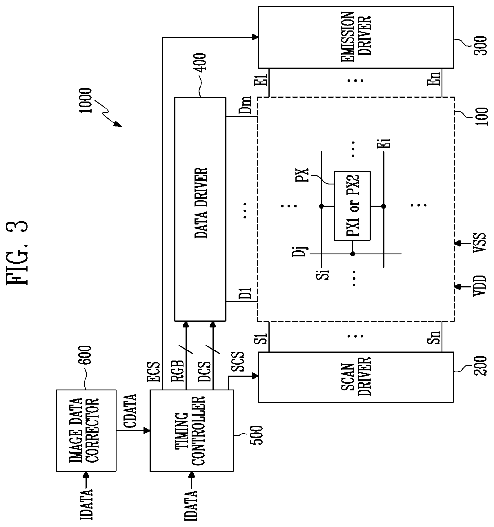 Patent US12315415 Figure 3 – Image data corrector and display device having the same