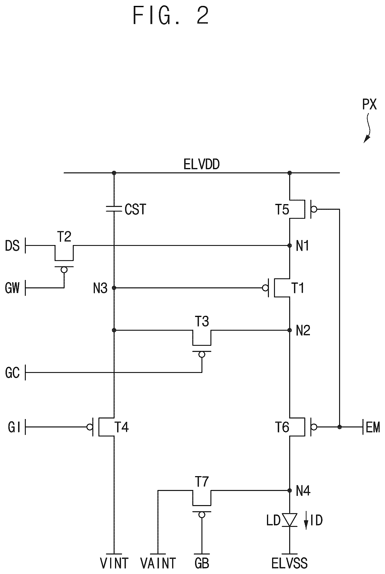 Patent US12315417 Figure 2 – Display device and method of driving the same