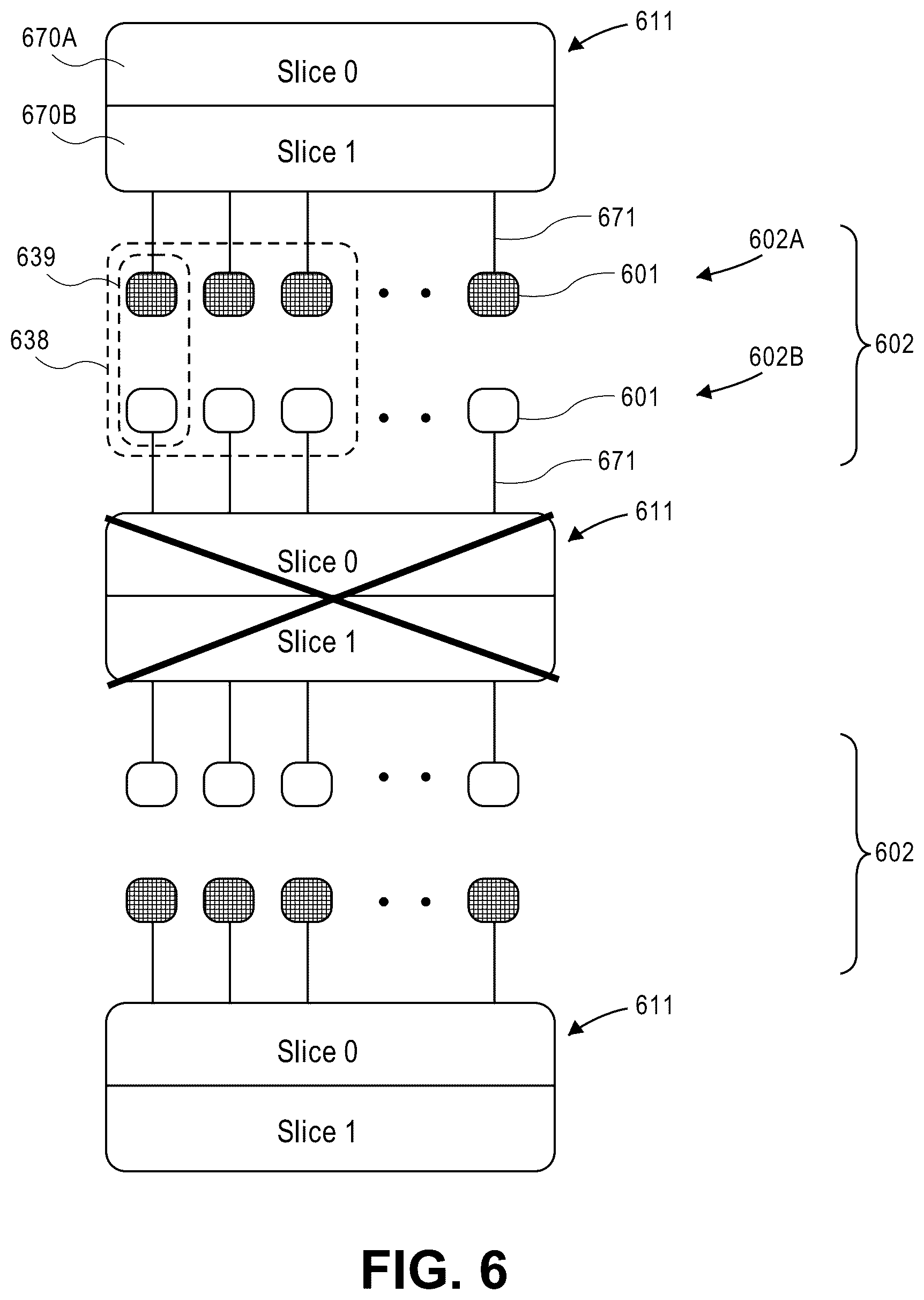 Patent US12315418 Figure 8 – Display panel redundancy schemes
