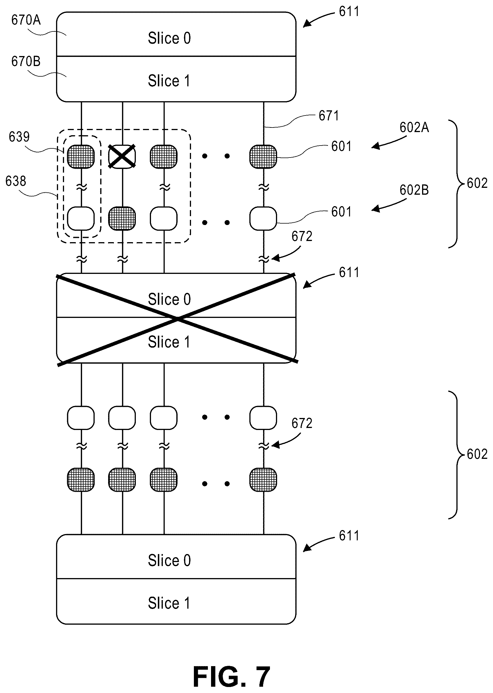 Patent US12315418 Figure 9 – Display panel redundancy schemes