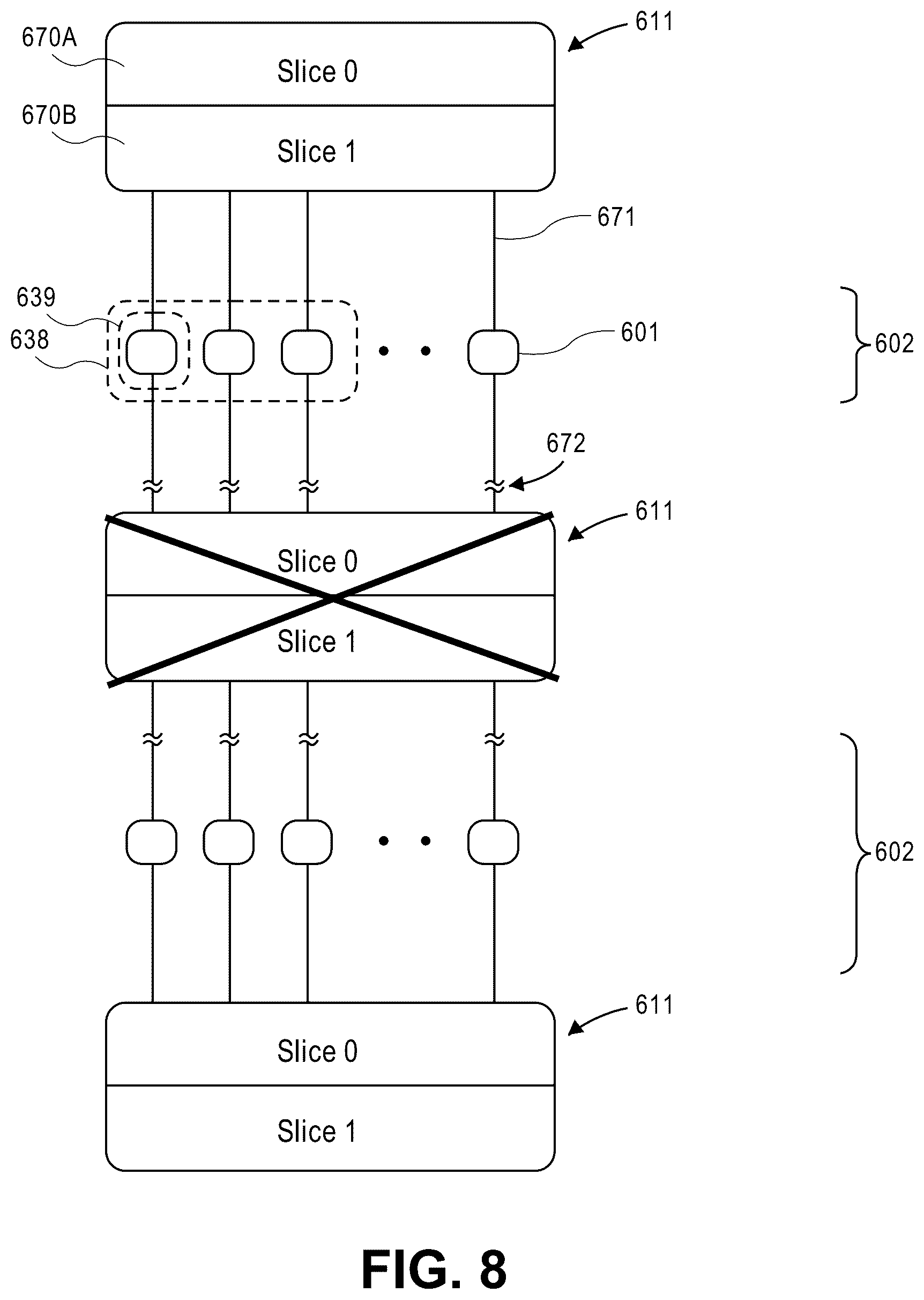 Patent US12315418 Figure 10 – Display panel redundancy schemes
