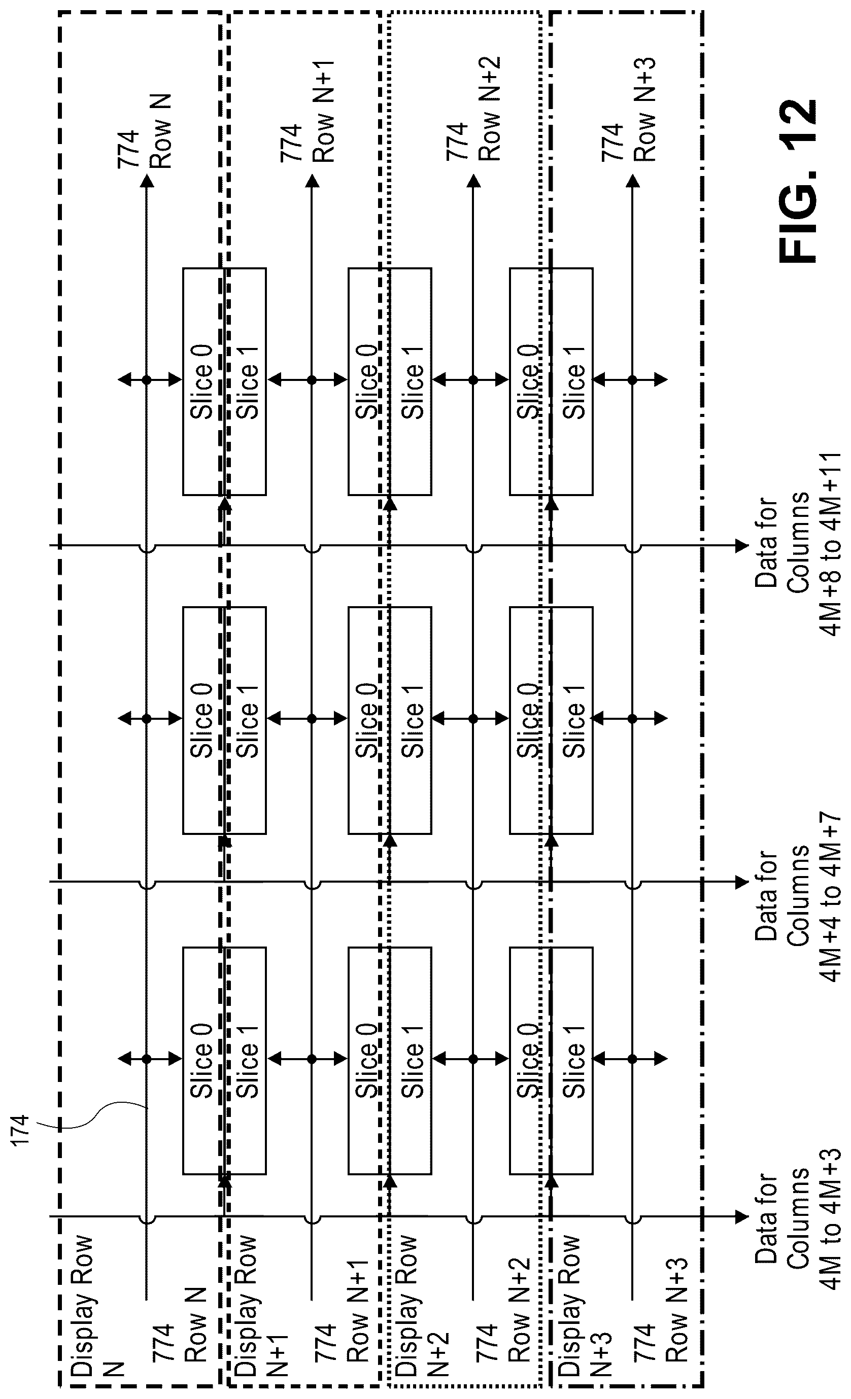 Patent US12315418 Figure 15 – Display panel redundancy schemes
