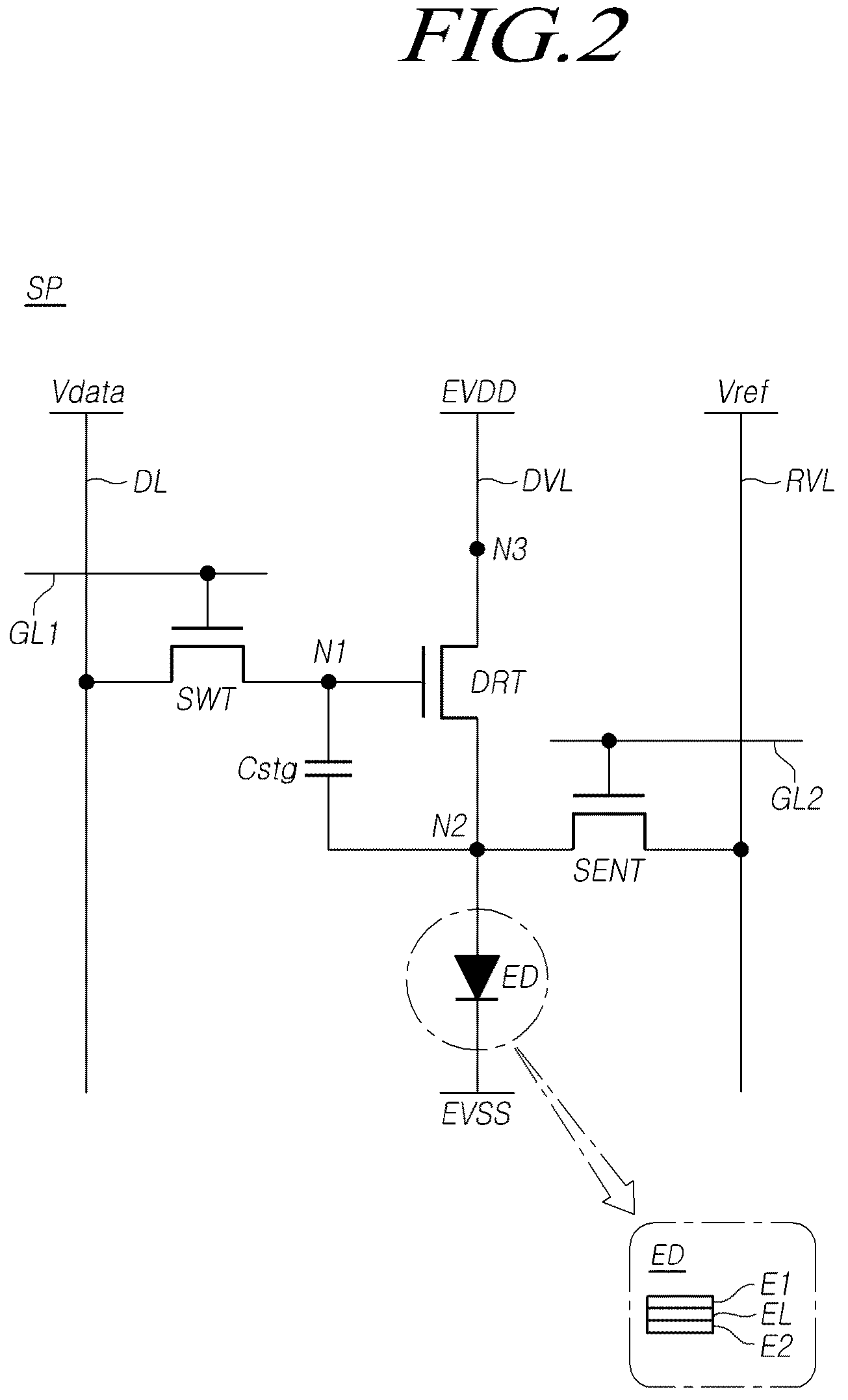 Patent US12315427 Figure 2 – Controller for generating compensation value and display device including the same