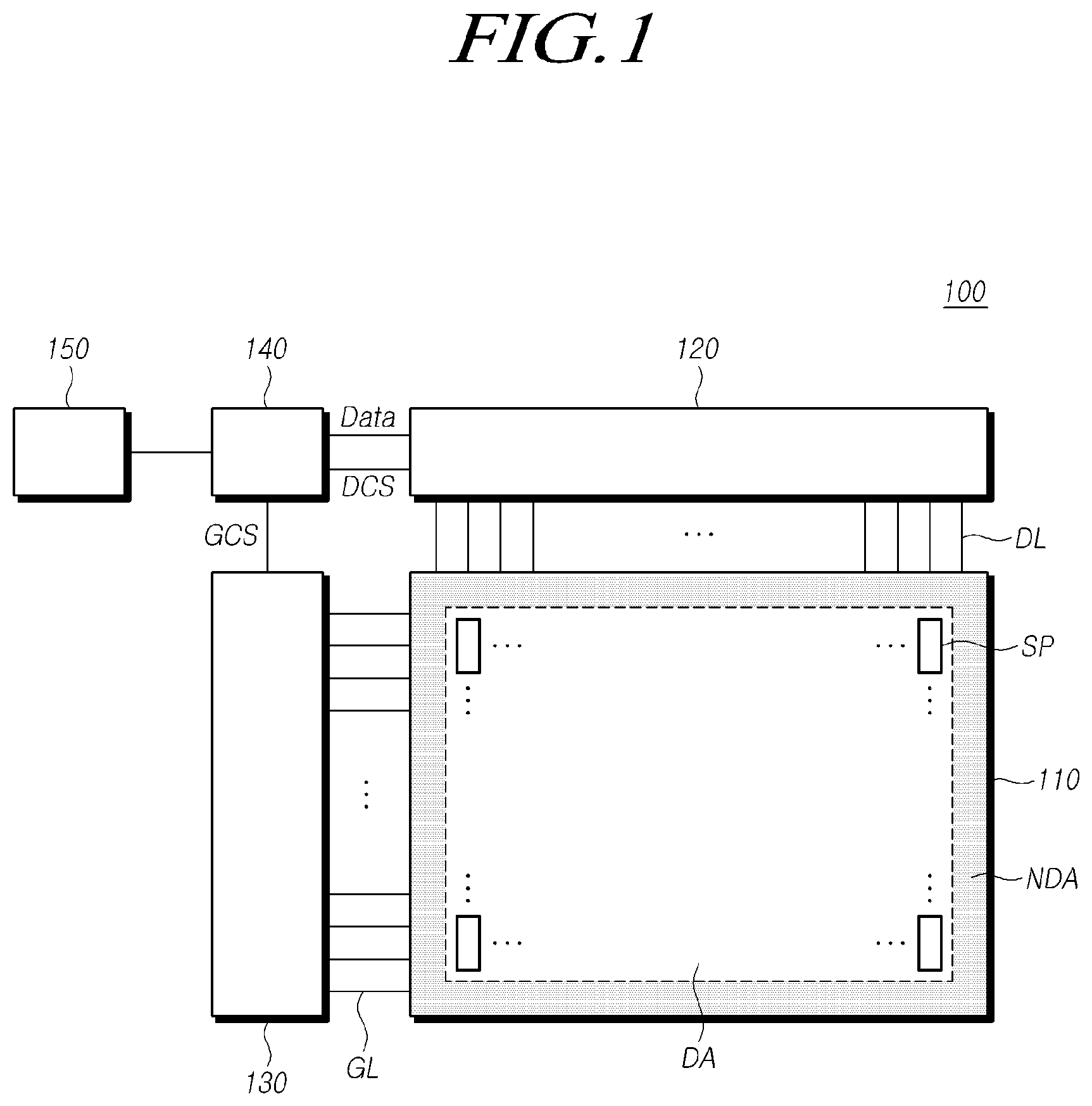 Patent US12315429 — Display device — Figure 1