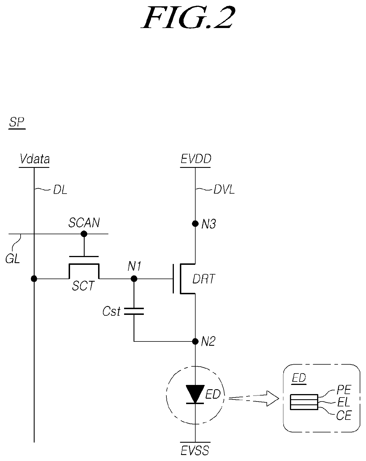 Patent US12315429 Figure 2 – Display device