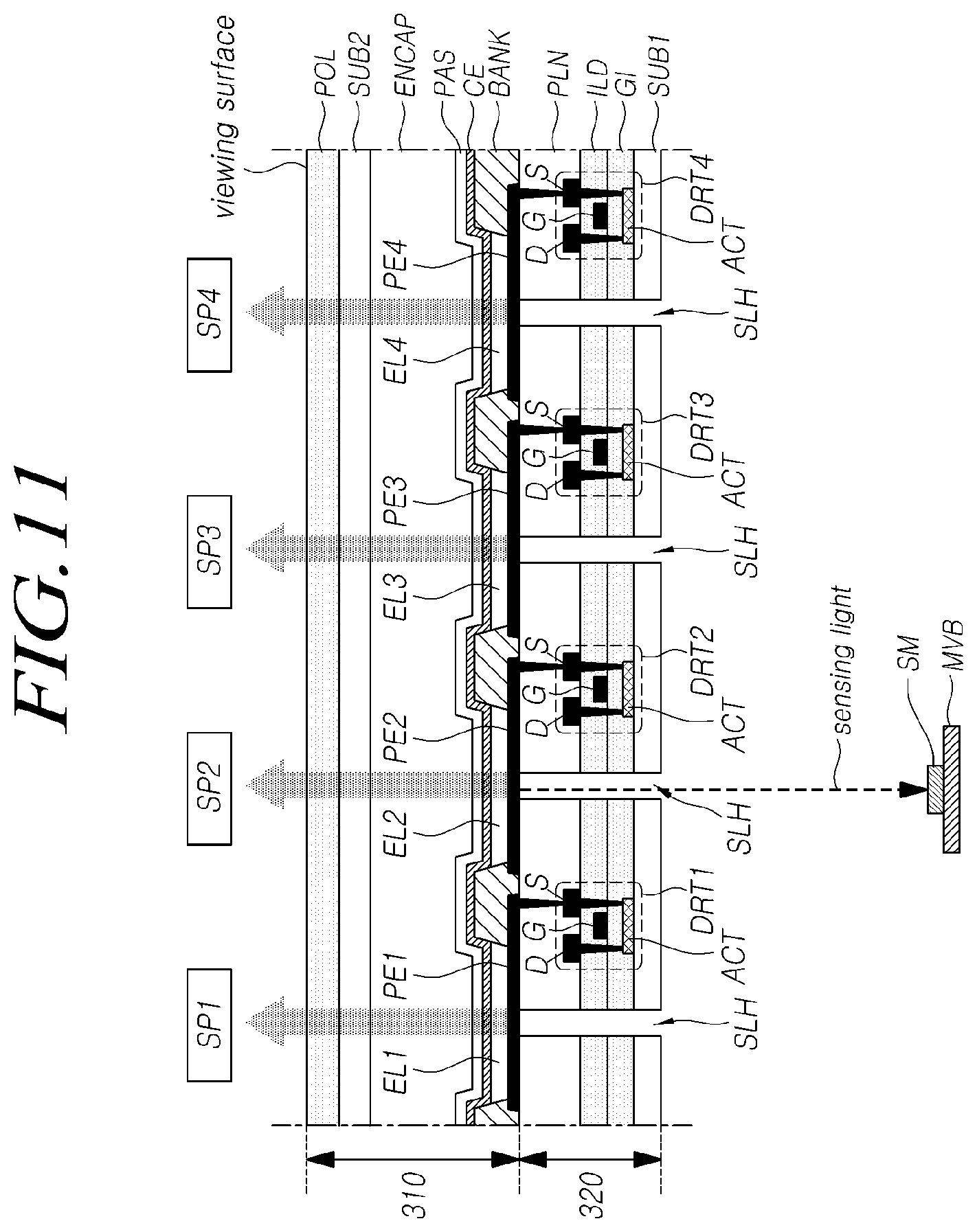 Patent US12315429 Figure 17 – Display device
