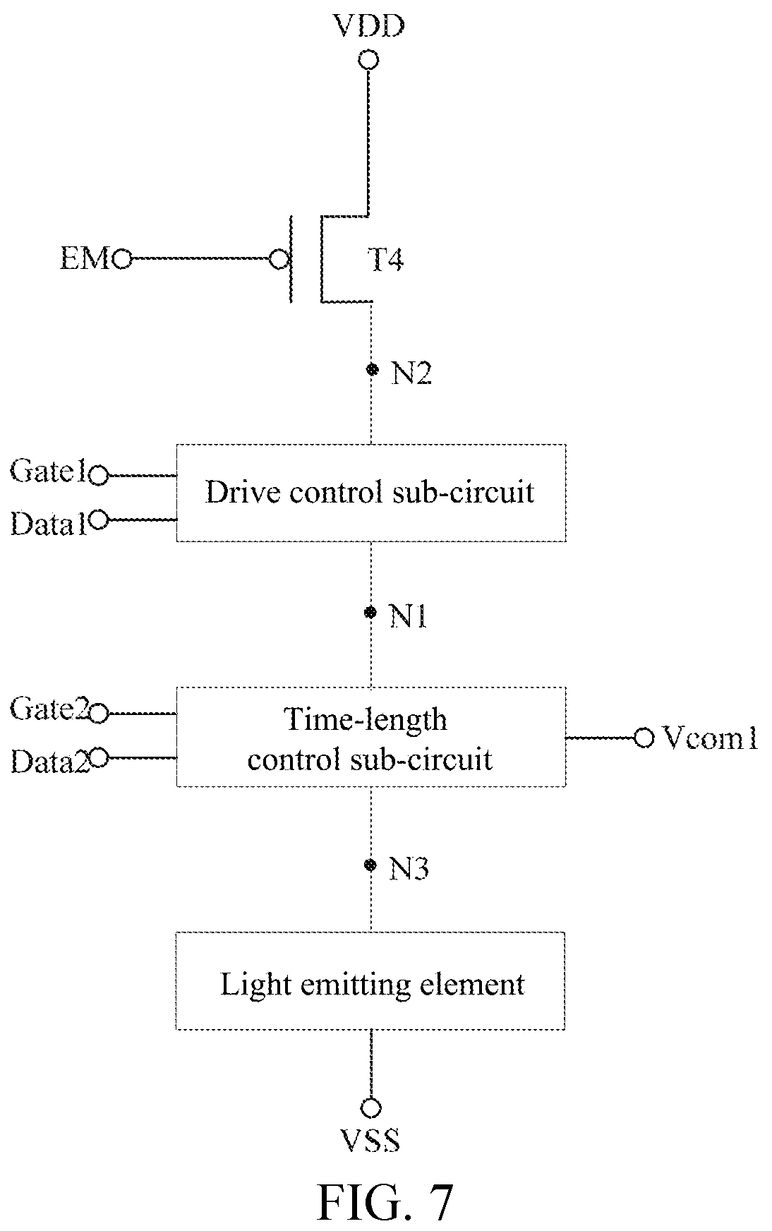 Patent US12315430 Figure 7 – Pixel circuit, drive method therefor, display substrate, and display device