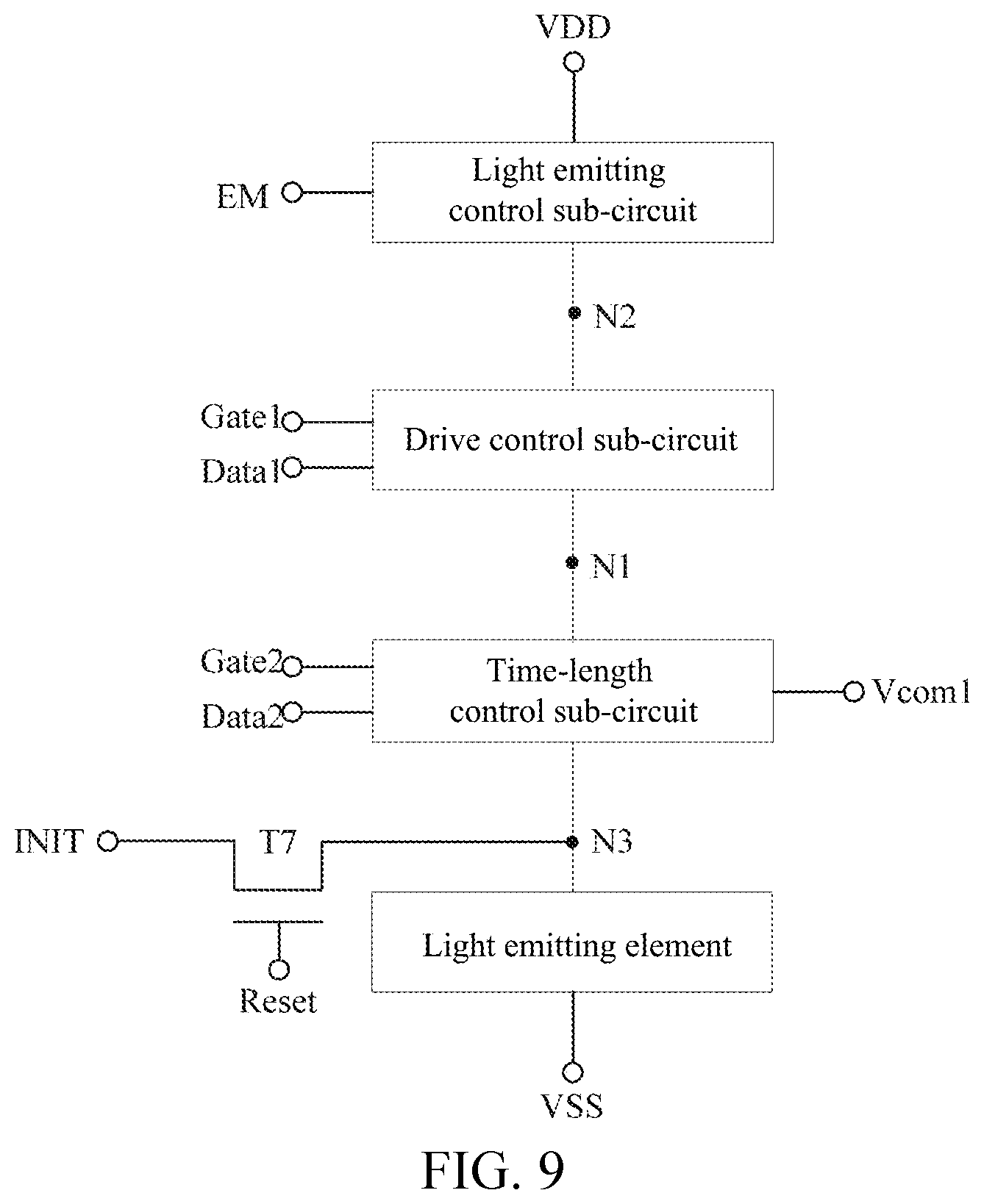 Patent US12315430 Figure 9 – Pixel circuit, drive method therefor, display substrate, and display device