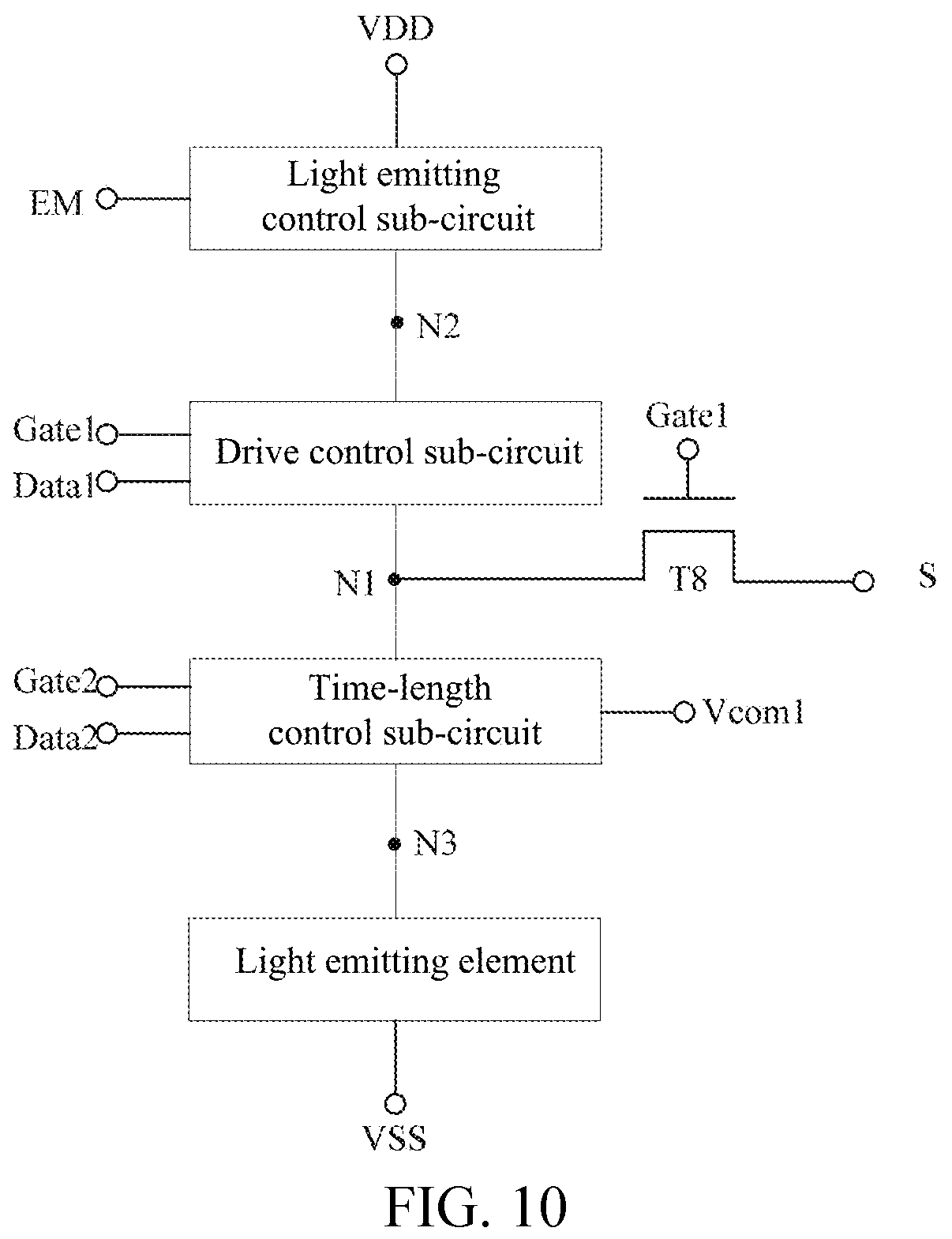 Patent US12315430 Figure 10 – Pixel circuit, drive method therefor, display substrate, and display device