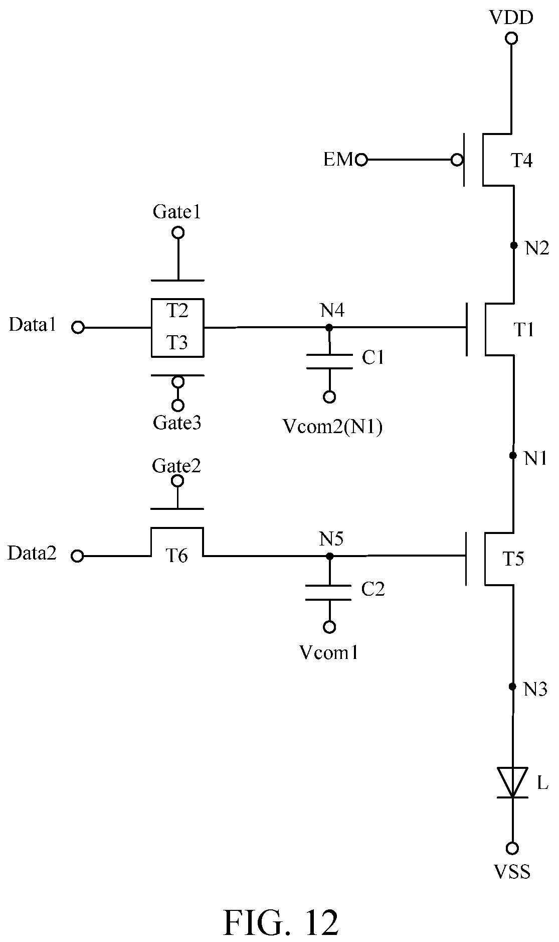 Patent US12315430 Figure 12 – Pixel circuit, drive method therefor, display substrate, and display device