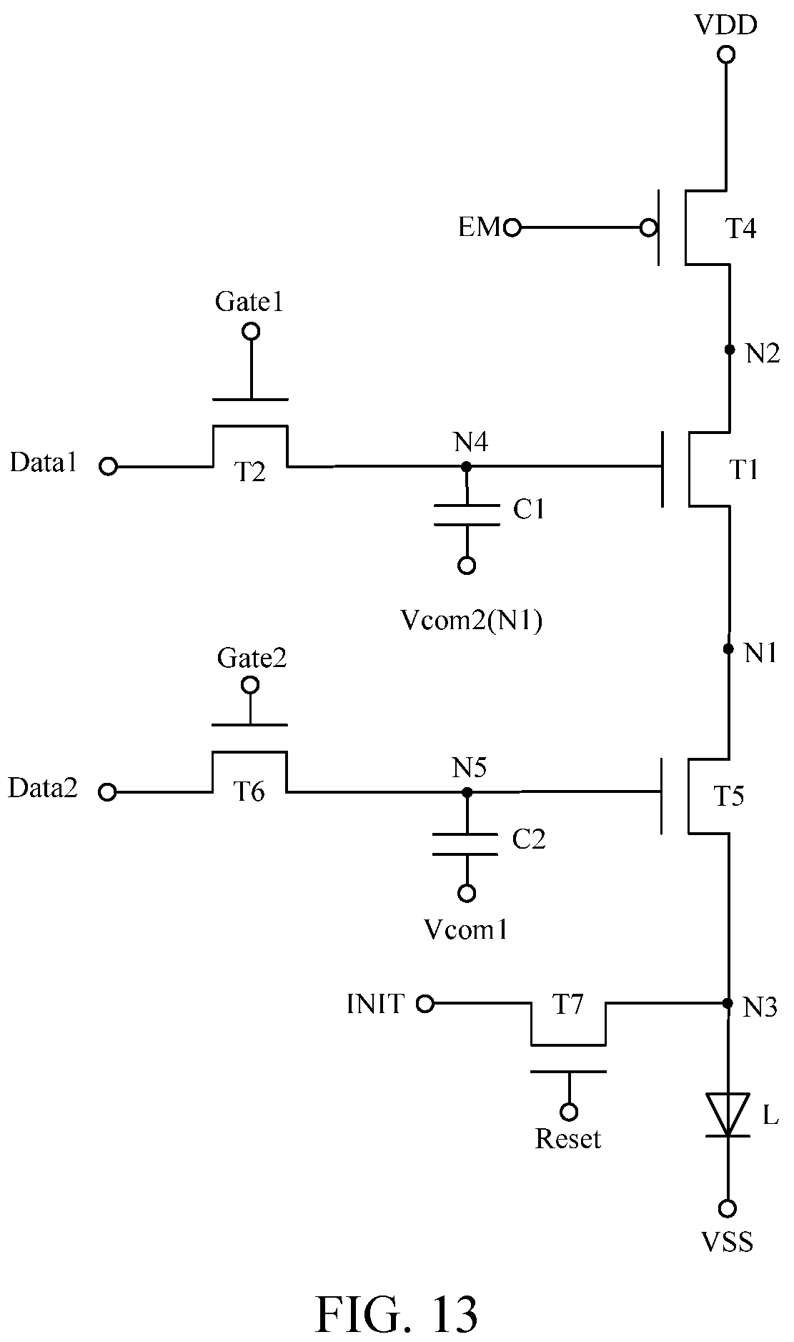 Patent US12315430 Figure 13 – Pixel circuit, drive method therefor, display substrate, and display device