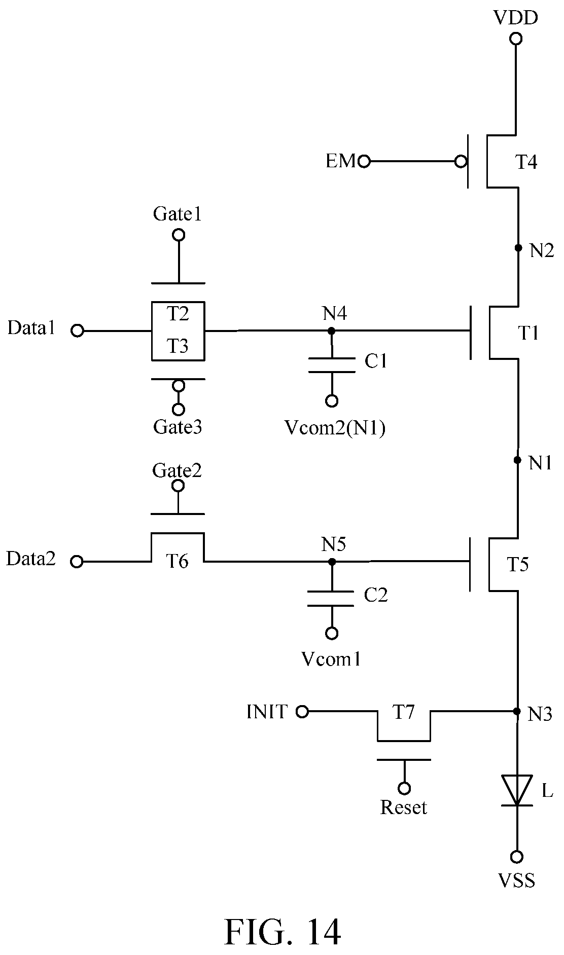 Patent US12315430 Figure 14 – Pixel circuit, drive method therefor, display substrate, and display device