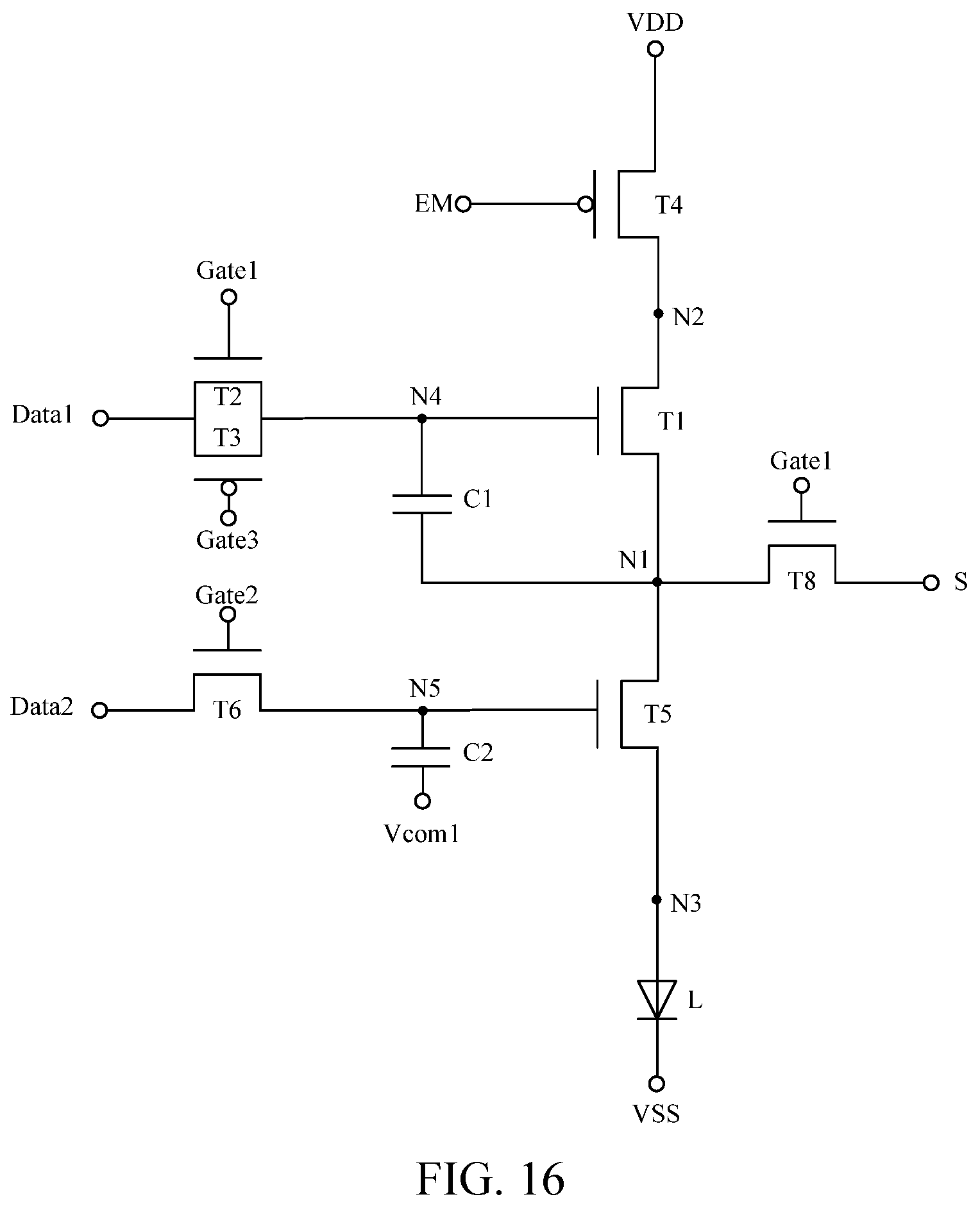 Patent US12315430 Figure 16 – Pixel circuit, drive method therefor, display substrate, and display device