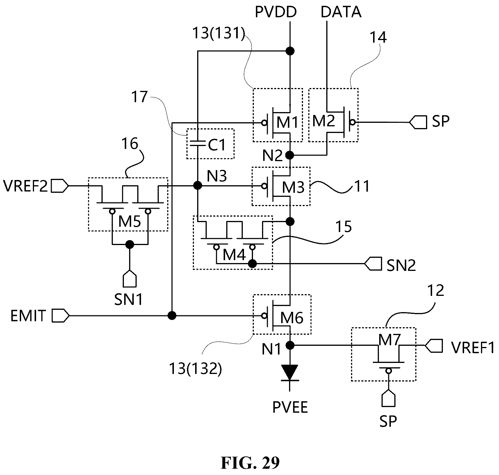 Patent US12315431 Figure 16 – Display panel and display device