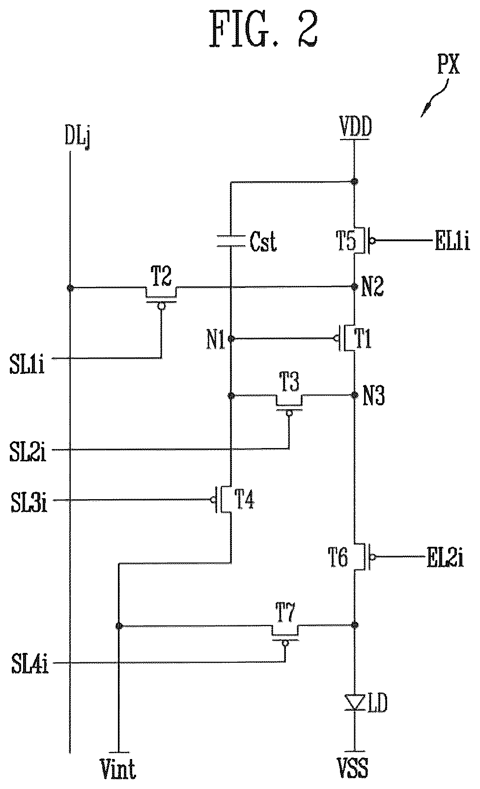 Patent US12315435 Figure 2 – Display device