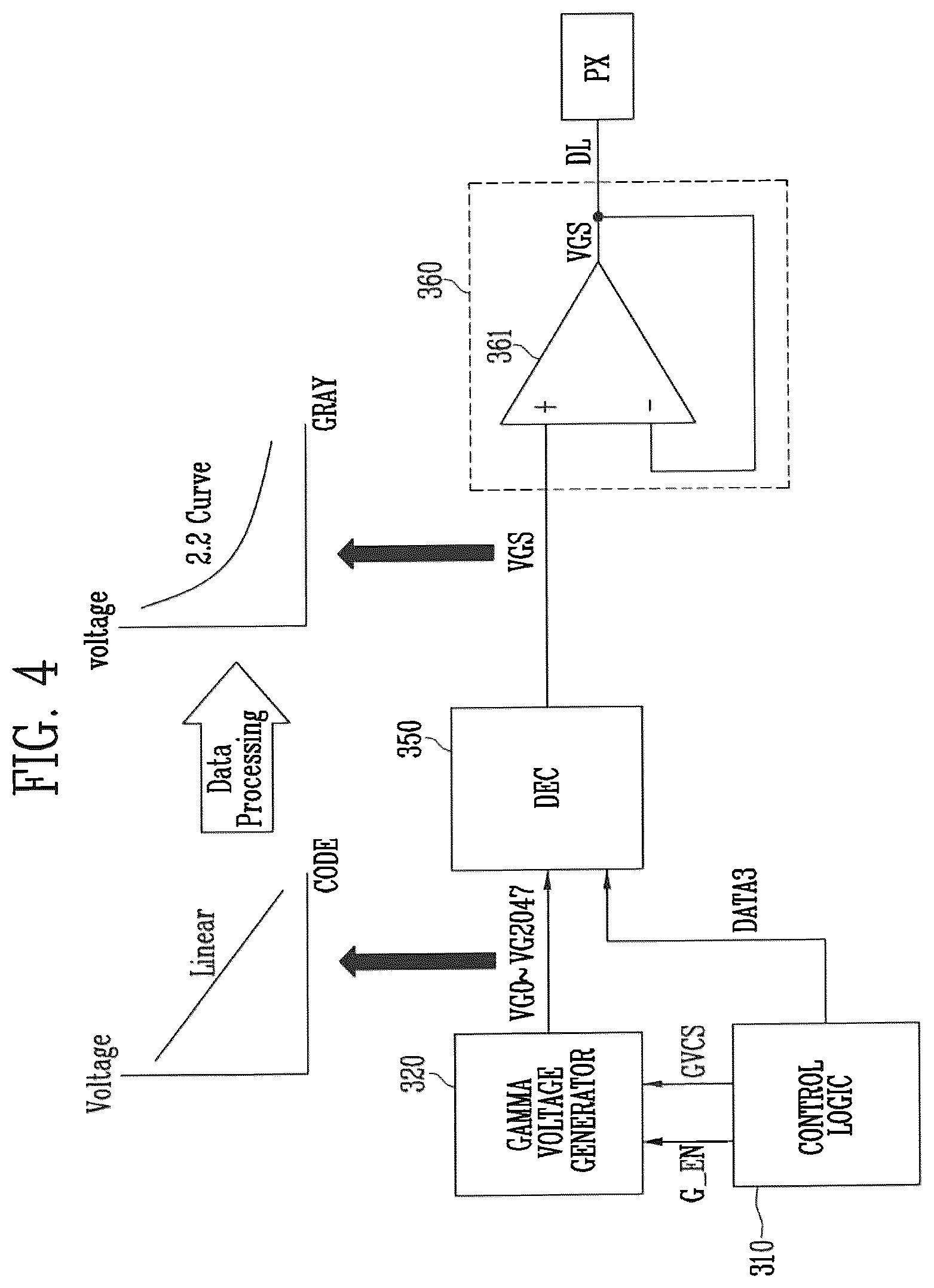 Patent US12315435 Figure 4 – Display device