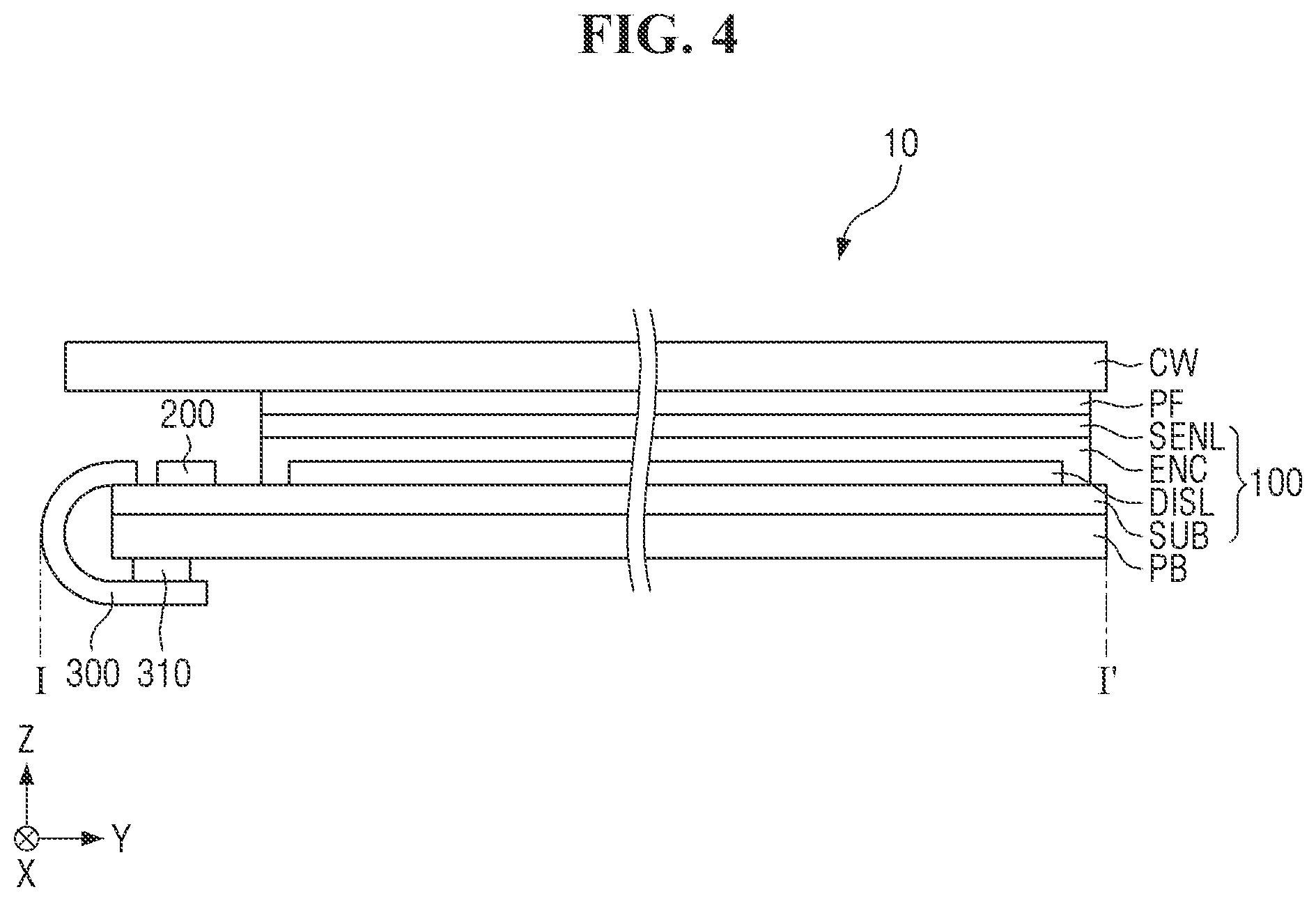 Patent US12315437 Figure 4 – Display device and method for manufacturing thereof