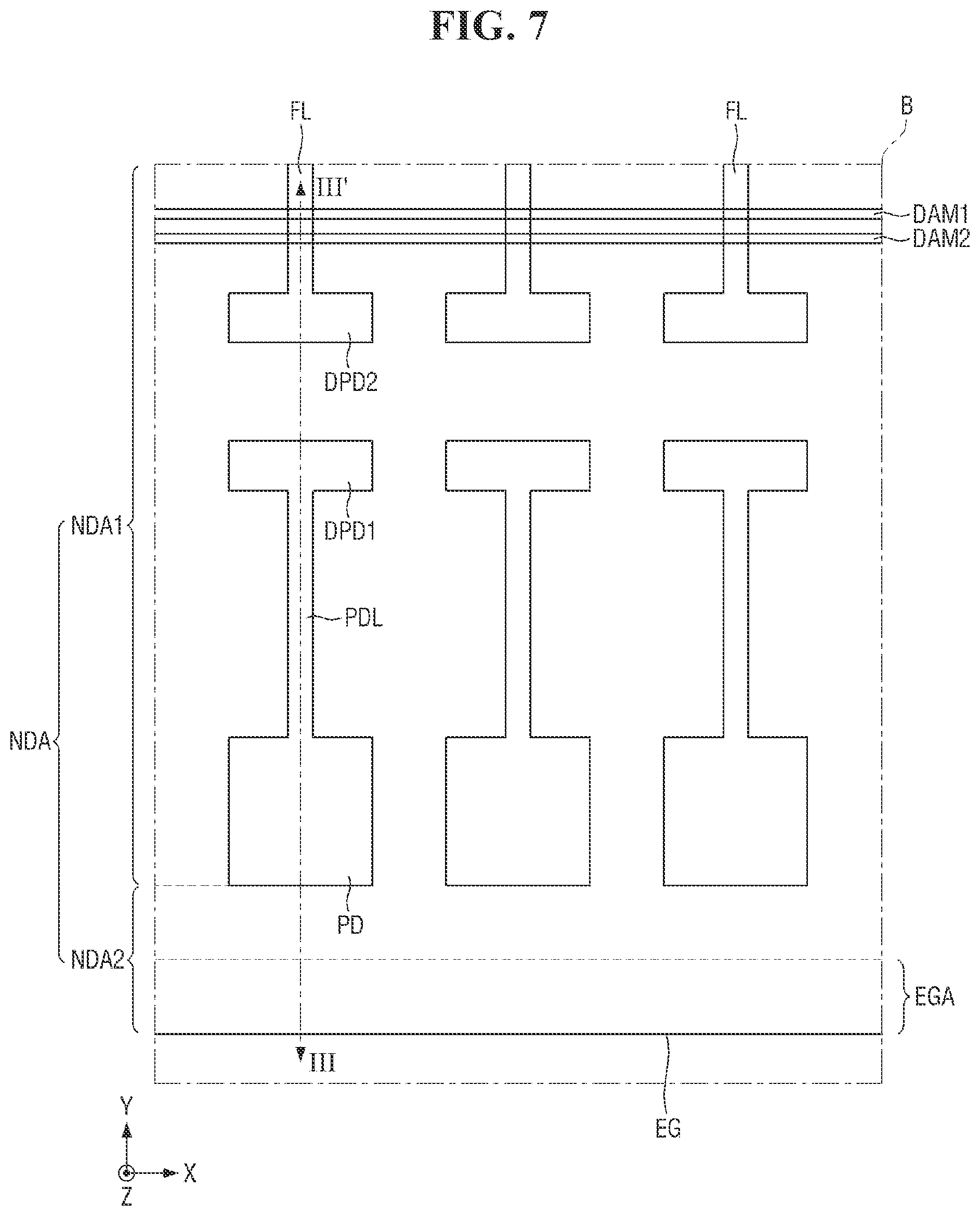 Patent US12315437 Figure 7 – Display device and method for manufacturing thereof