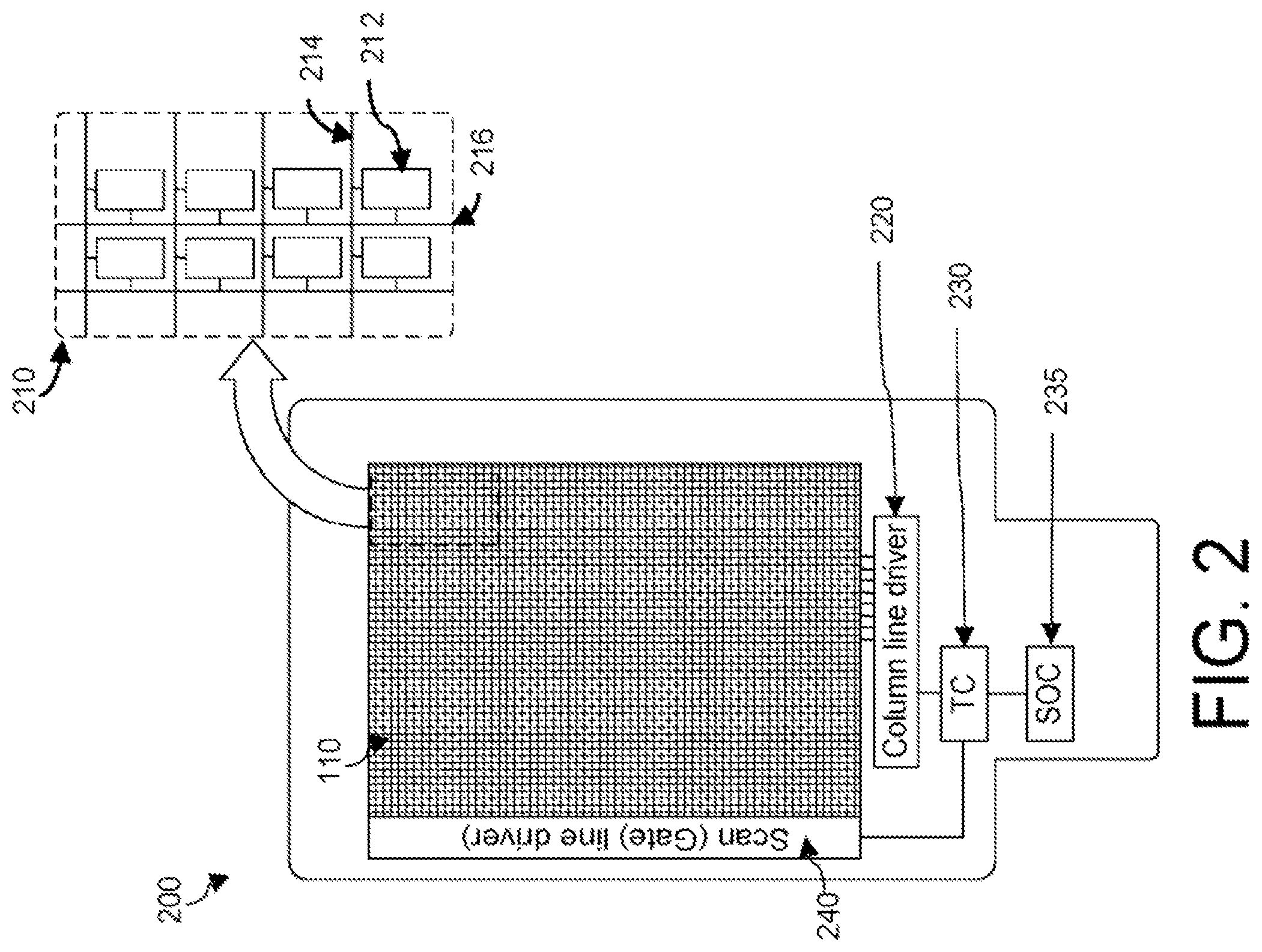 Patent US12315438 Figure 2 – Column interchangeable demultiplexer structure in displays