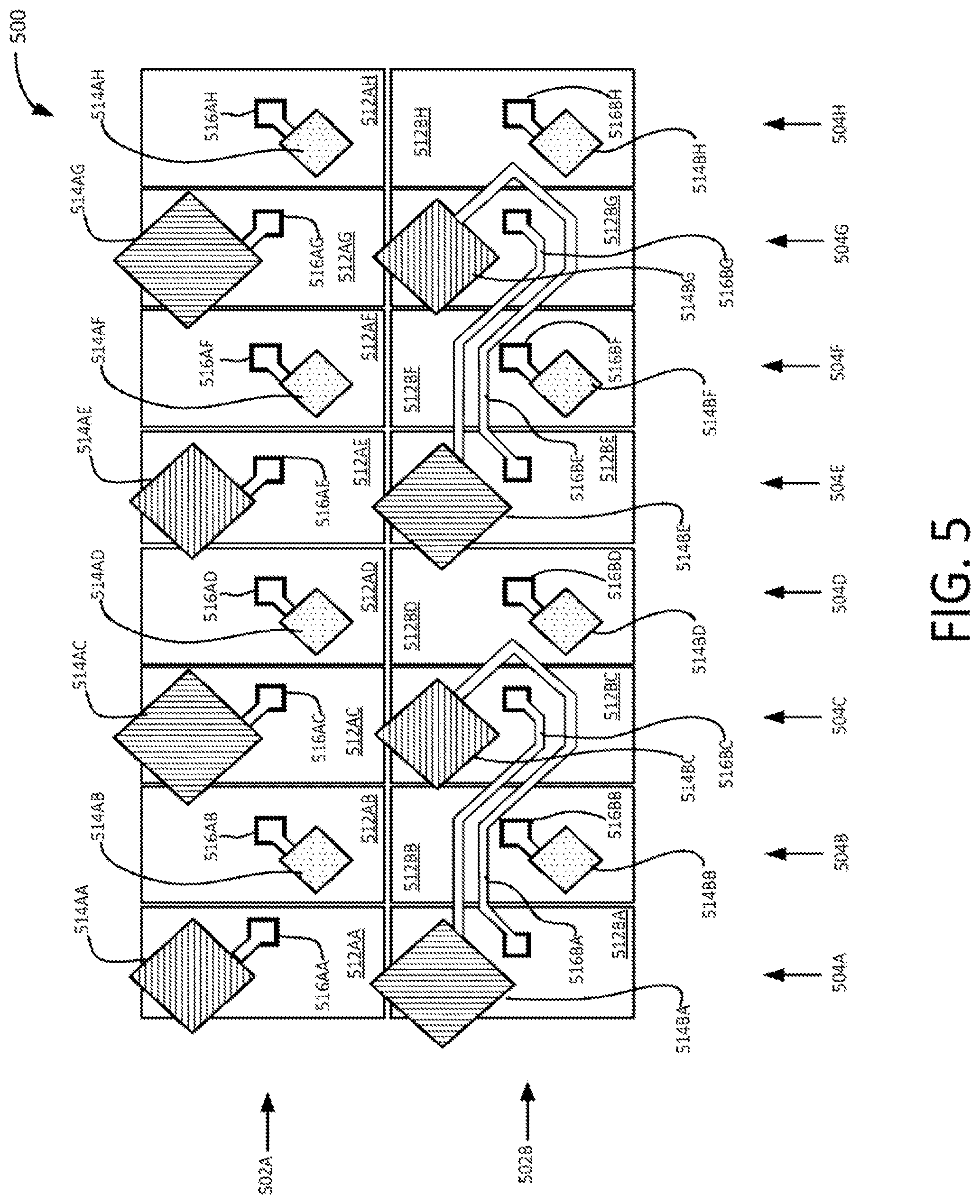 Patent US12315438 Figure 7 – Column interchangeable demultiplexer structure in displays