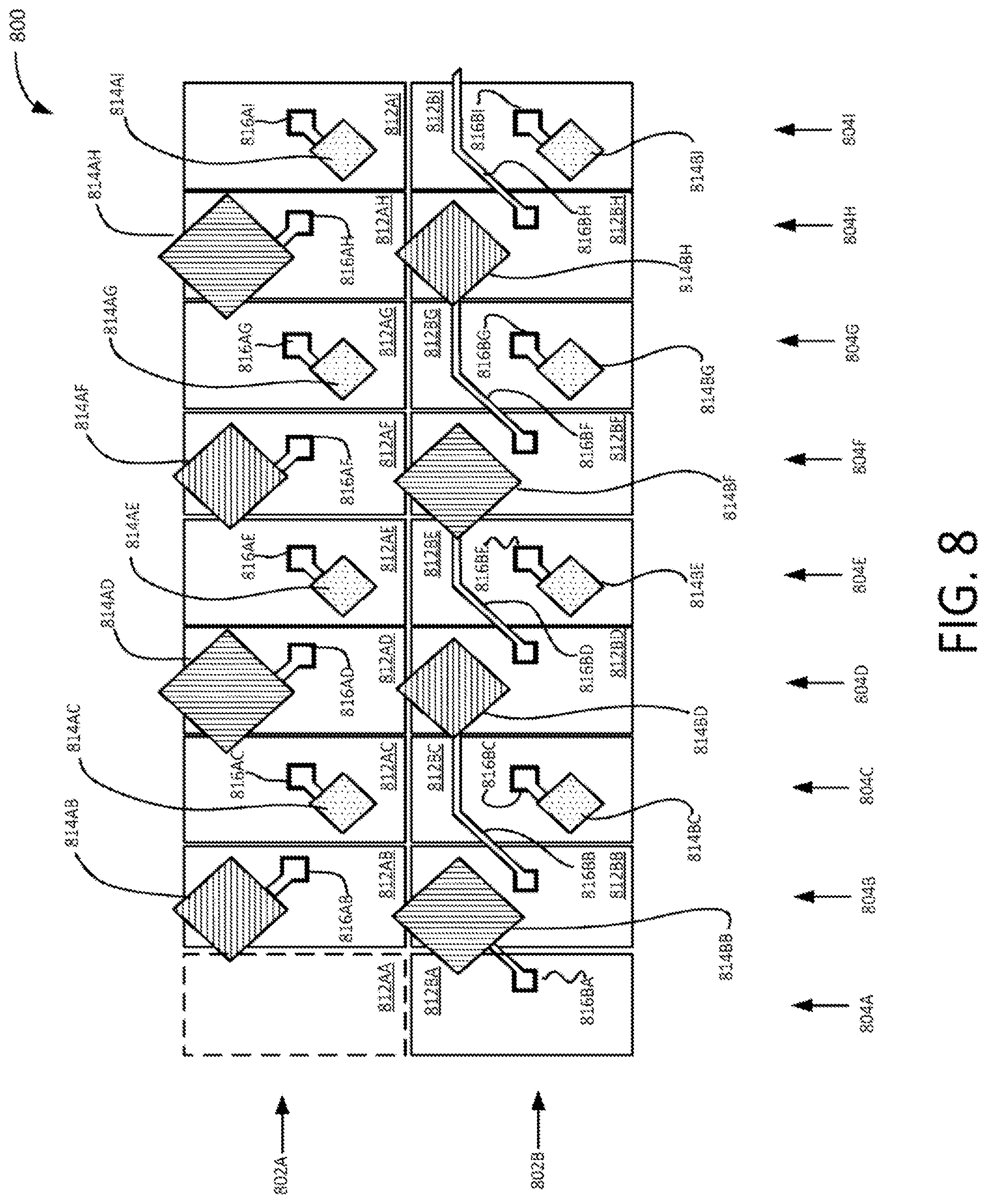Patent US12315438 Figure 10 – Column interchangeable demultiplexer structure in displays