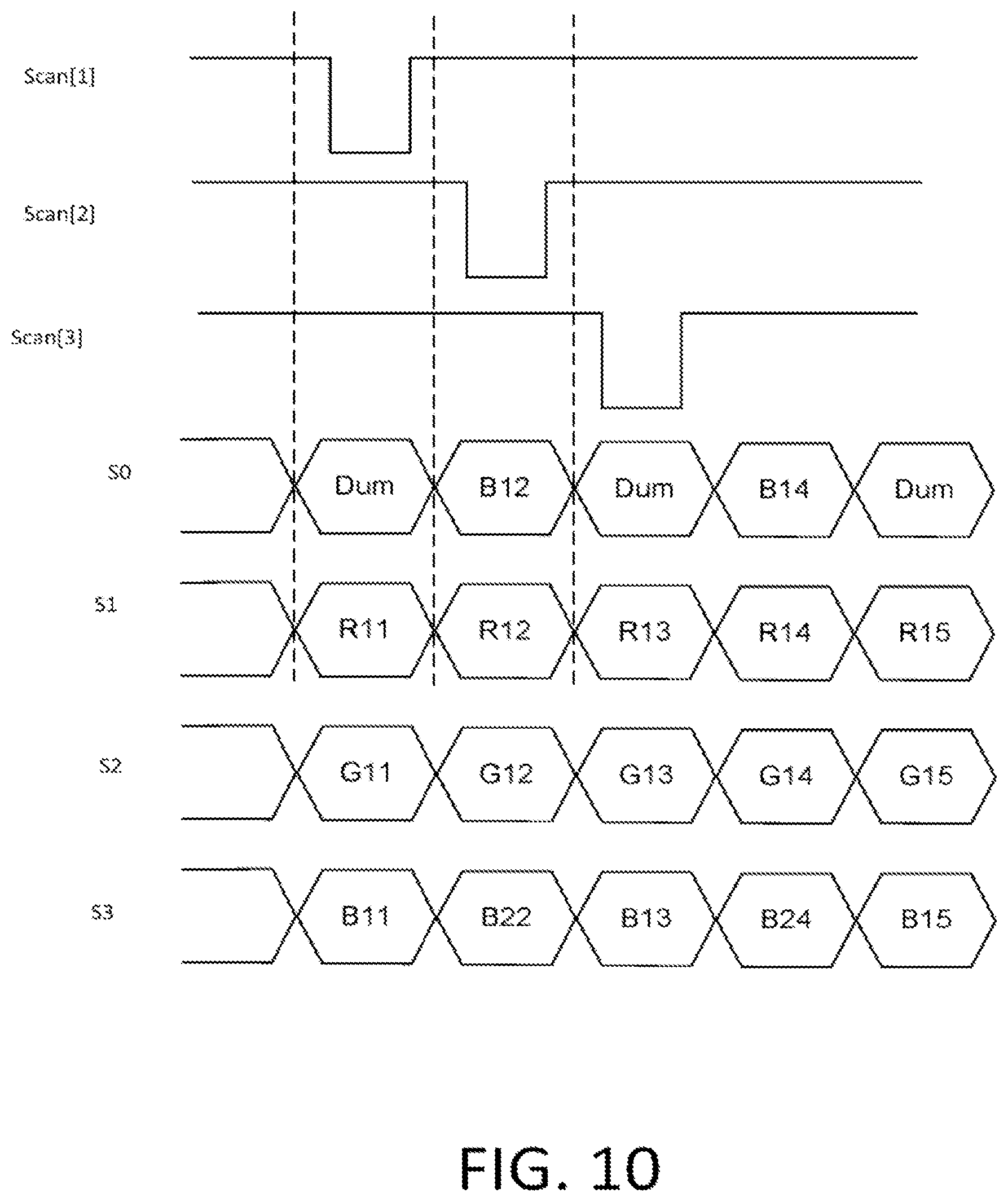 Patent US12315438 Figure 12 – Column interchangeable demultiplexer structure in displays