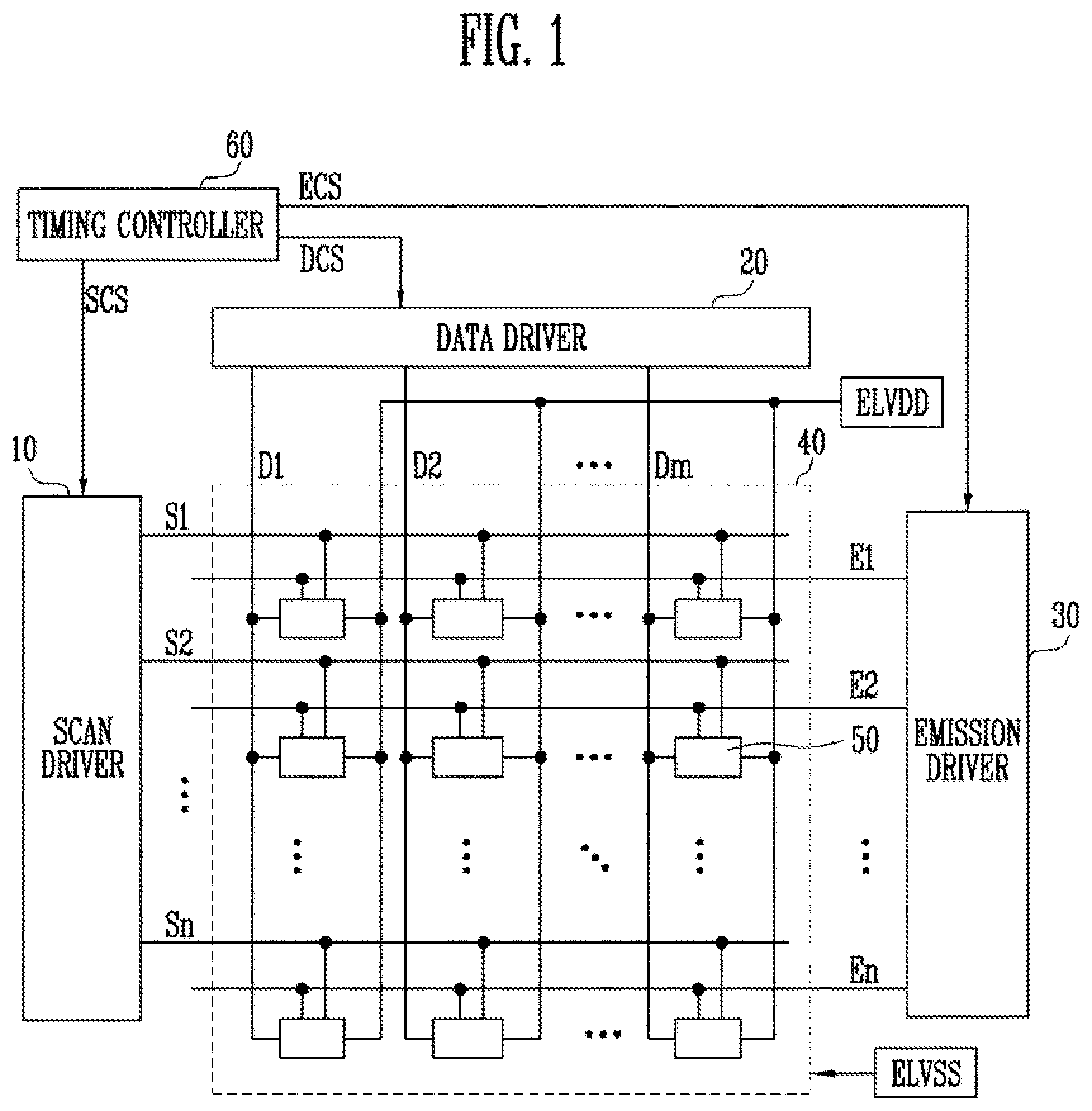 Patent US12315439 Figure 1 – Stage and organic light emitting display device using the same