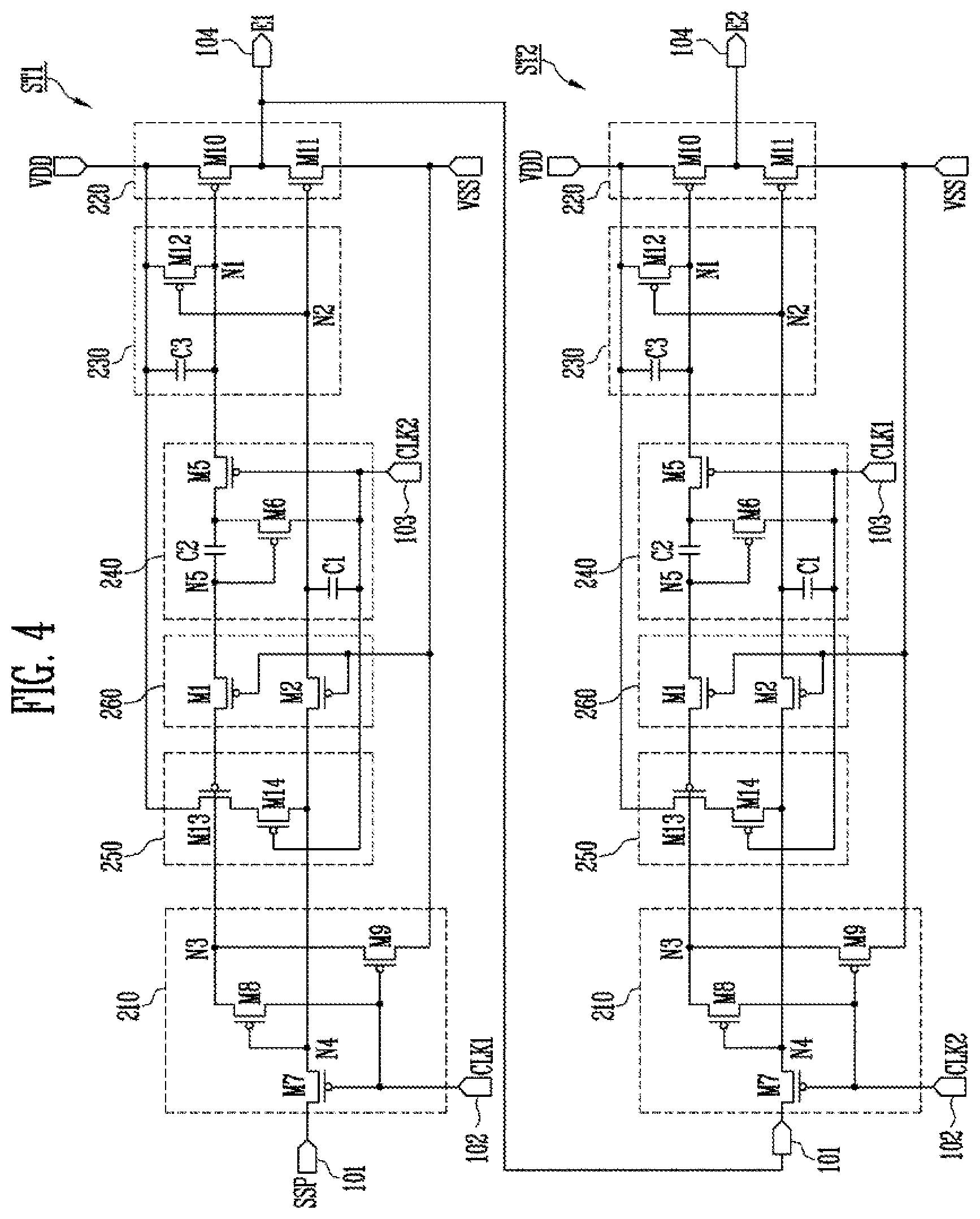 Patent US12315439 Figure 4 – Stage and organic light emitting display device using the same