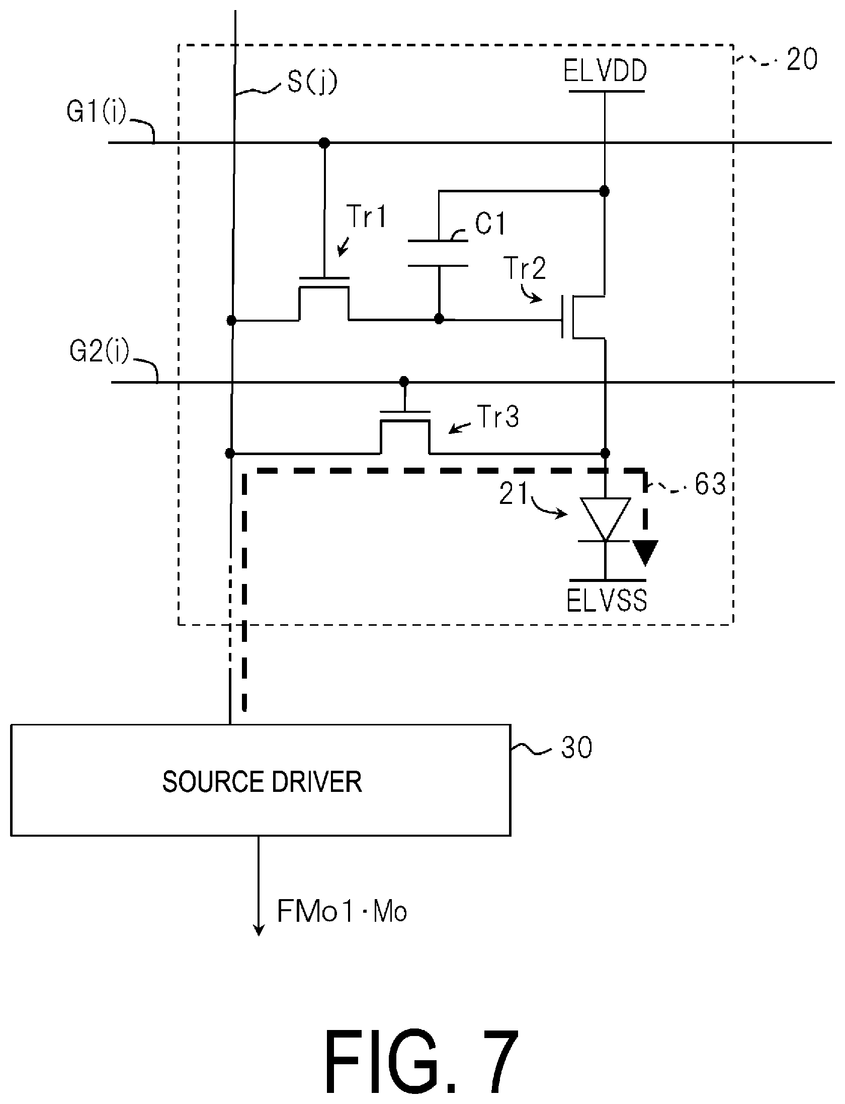 Patent US12315440 Figure 7 – Display device