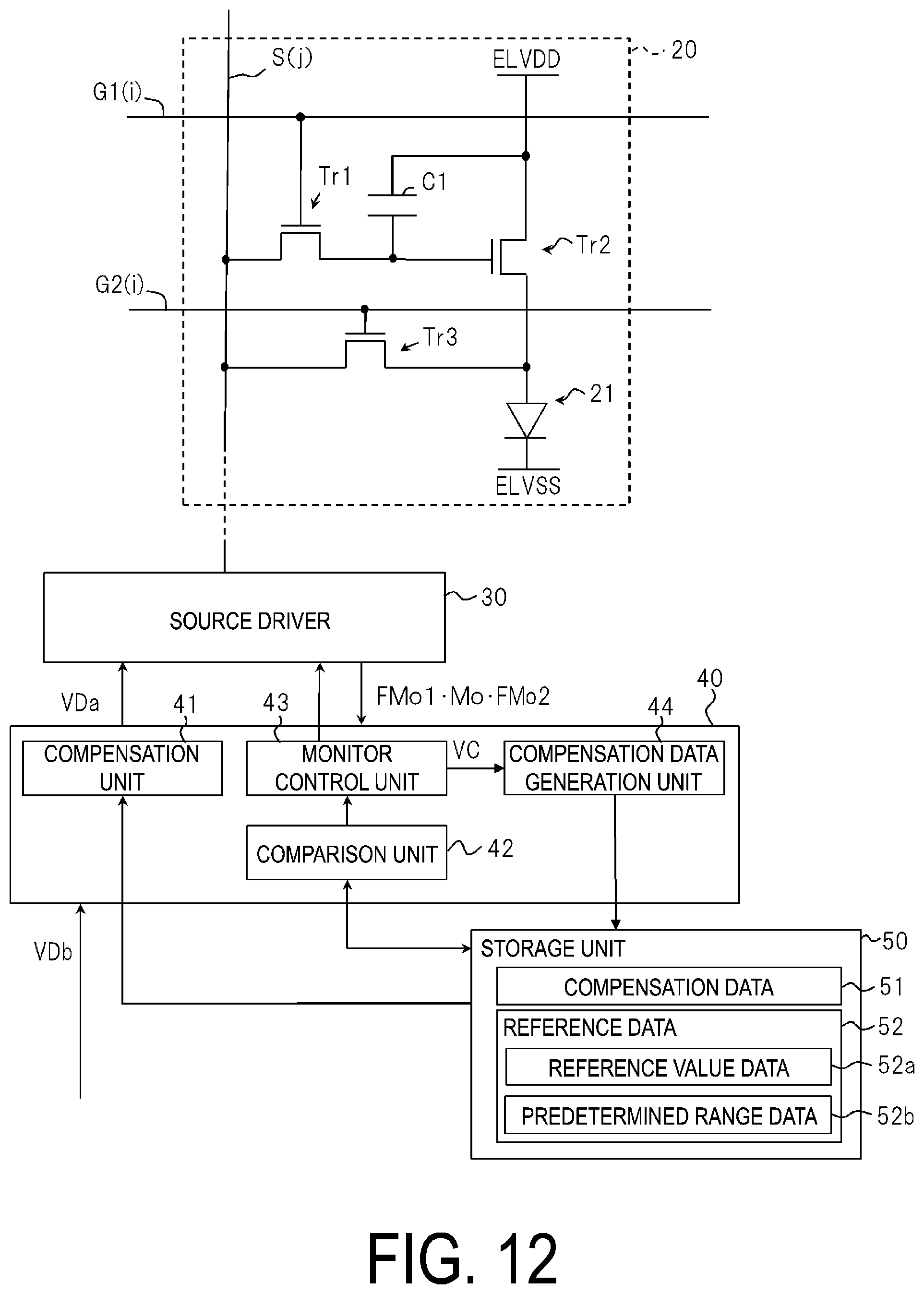Patent US12315440 Figure 12 – Display device