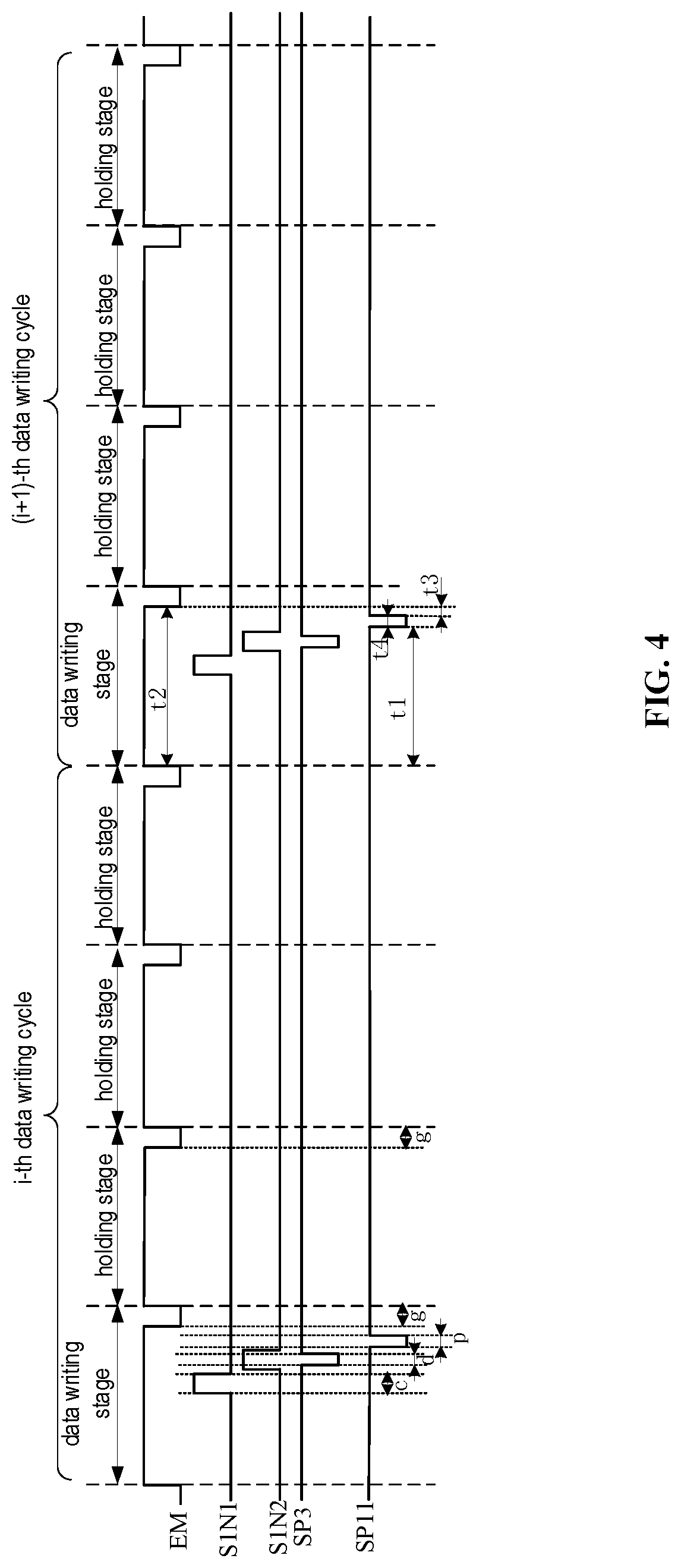 Patent US12315443 Figure 4 – Display panel, driving circuit and display device for ameliorating color cast phenomenon
