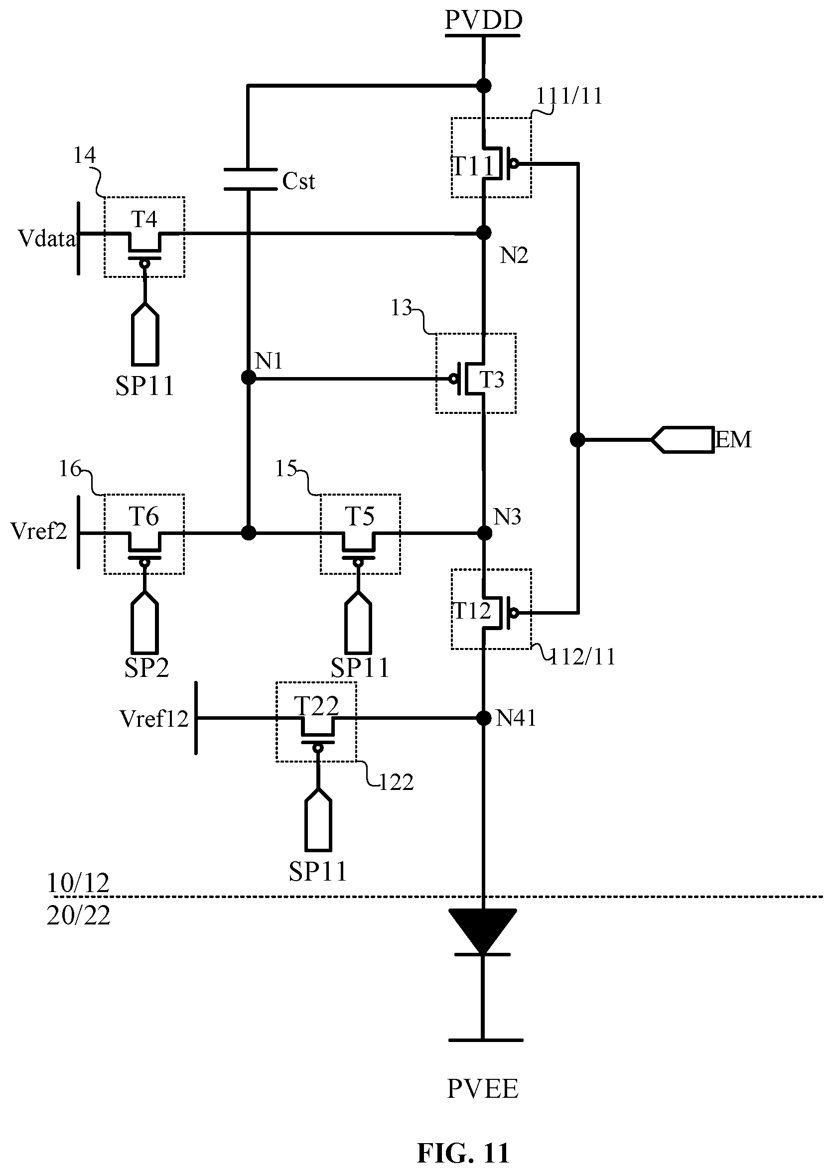 Patent US12315443 Figure 10 – Display panel, driving circuit and display device for ameliorating color cast phenomenon