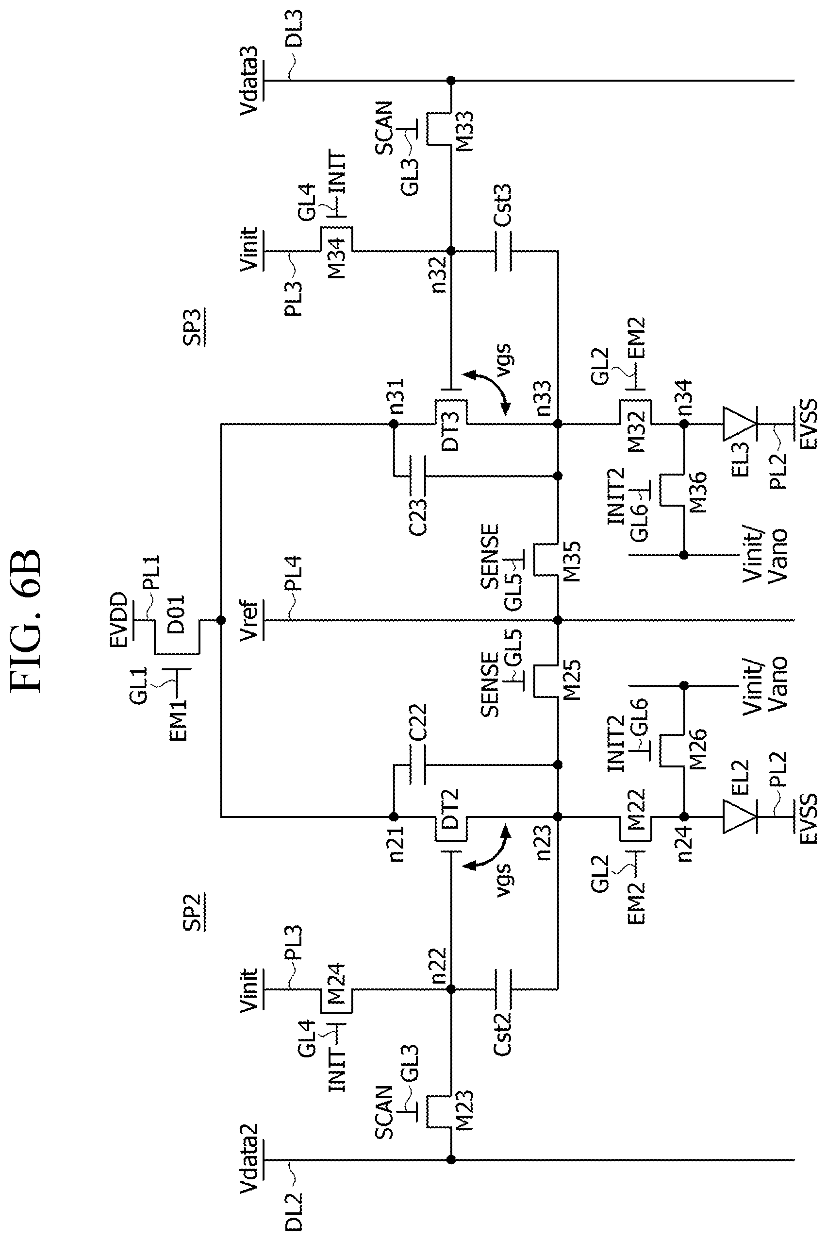 Patent US12315446 Figure 7 – Pixel circuit and display panel including the same