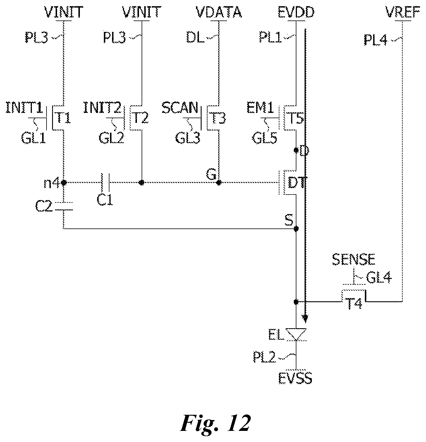 Patent US12315447 Figure 16 – Pixel circuit and display device including the same