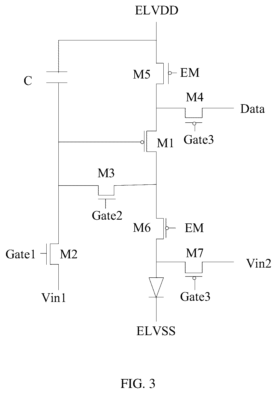 Patent US12315451 Figure 3 – Pixel circuit, method of driving pixel circuit, display panel, and display device