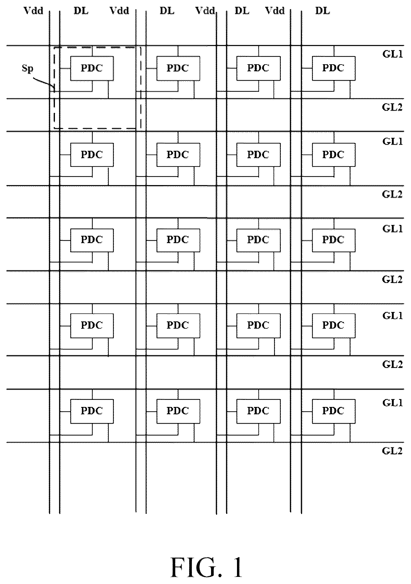Patent US12315452 Figure 1 – Array substrate and display apparatus