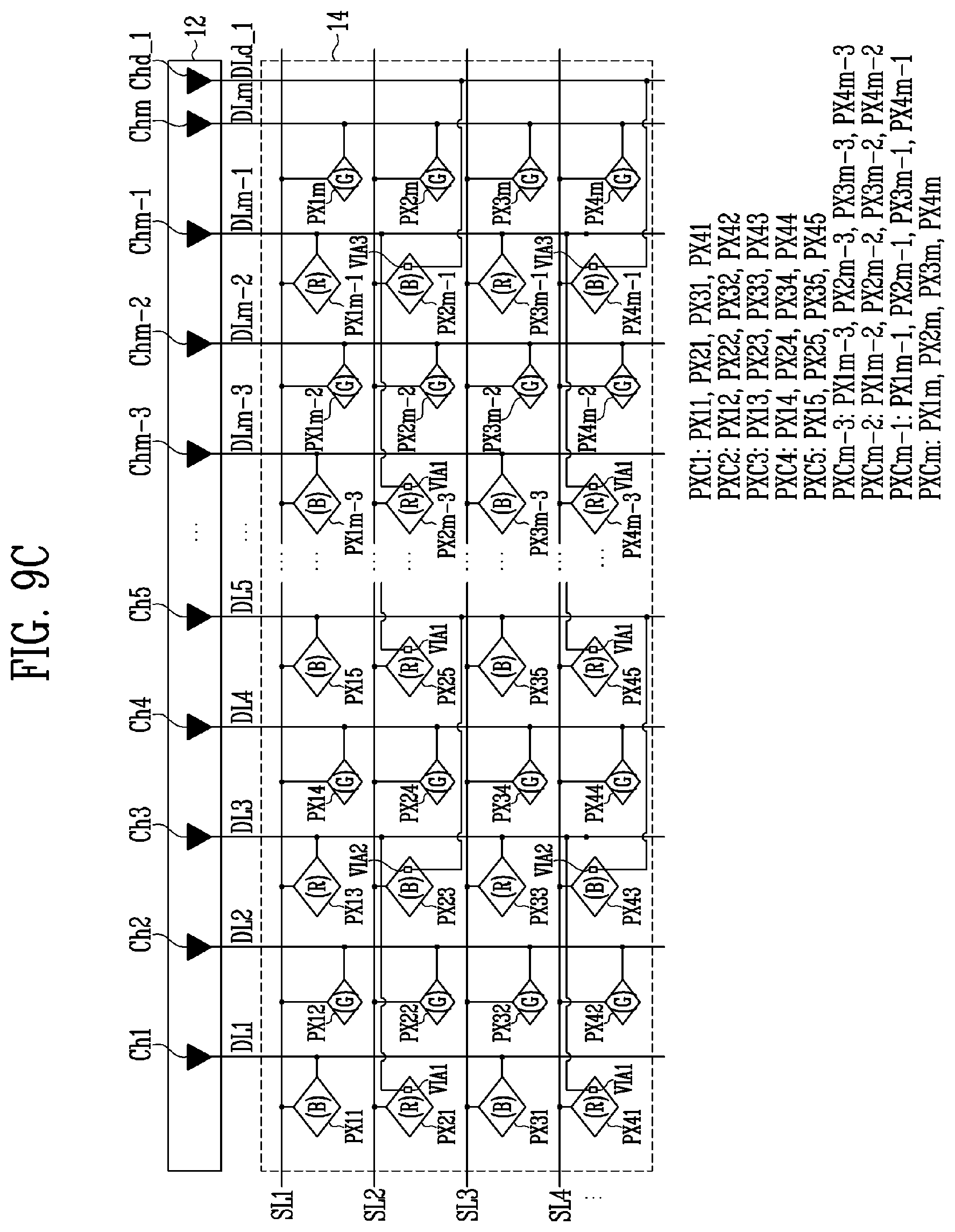 Patent US12315453 Figure 14 – Display device