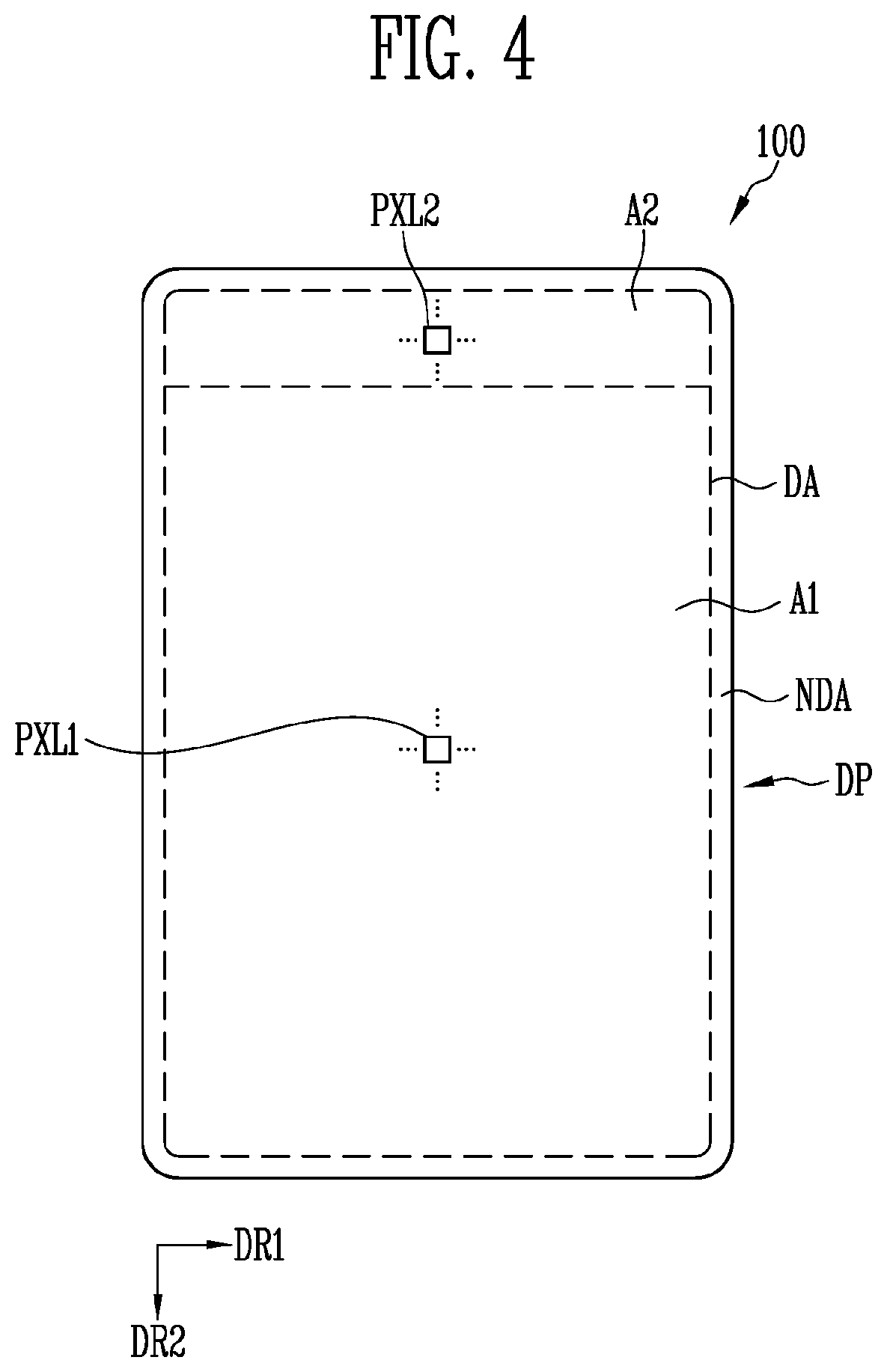 Patent US12315454 Figure 4 – Display device and operating method therefor