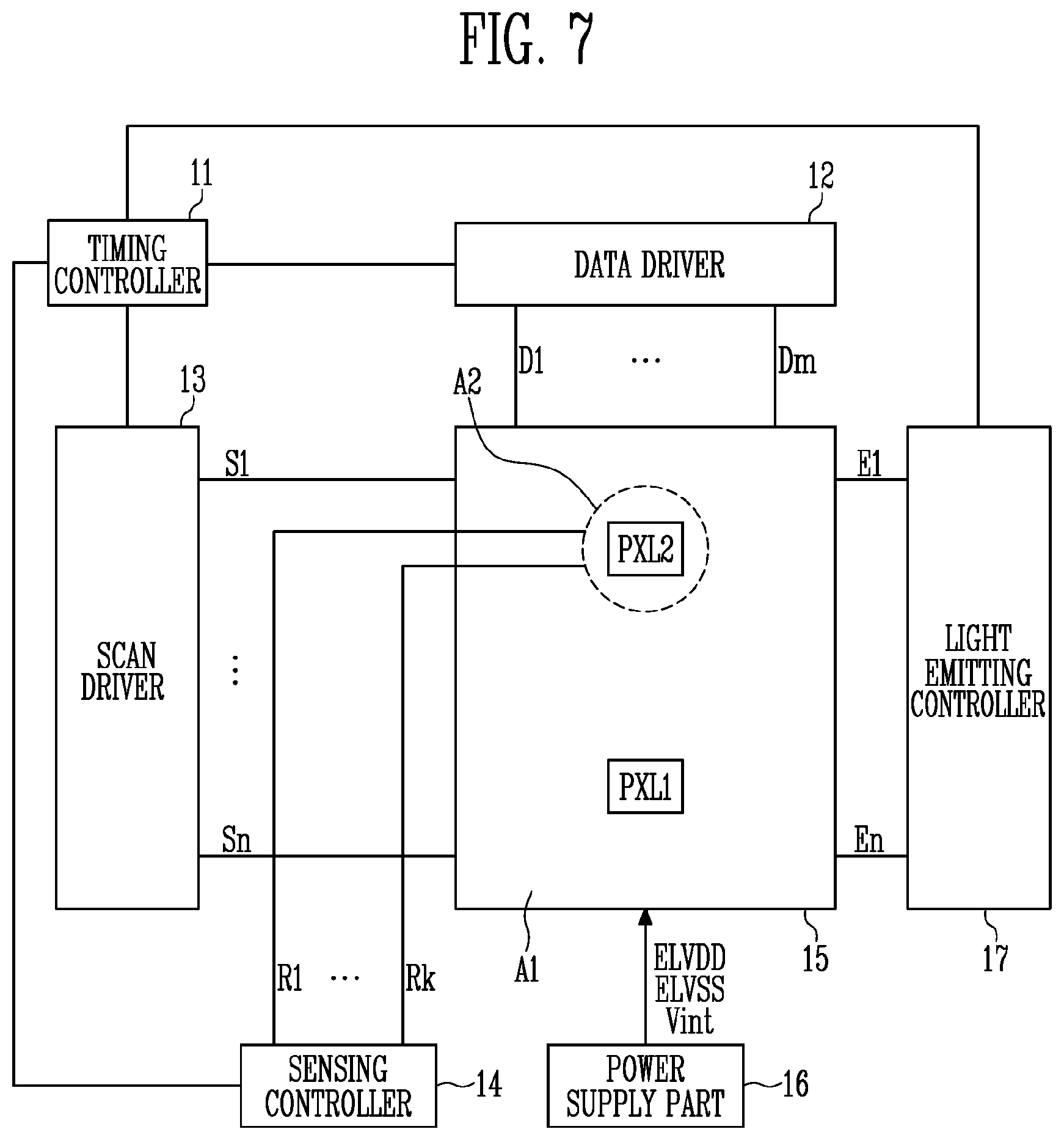 Patent US12315454 Figure 7 – Display device and operating method therefor