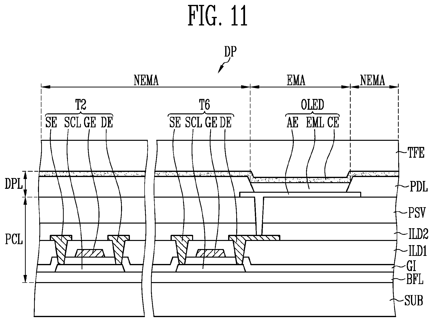 Patent US12315454 Figure 11 – Display device and operating method therefor