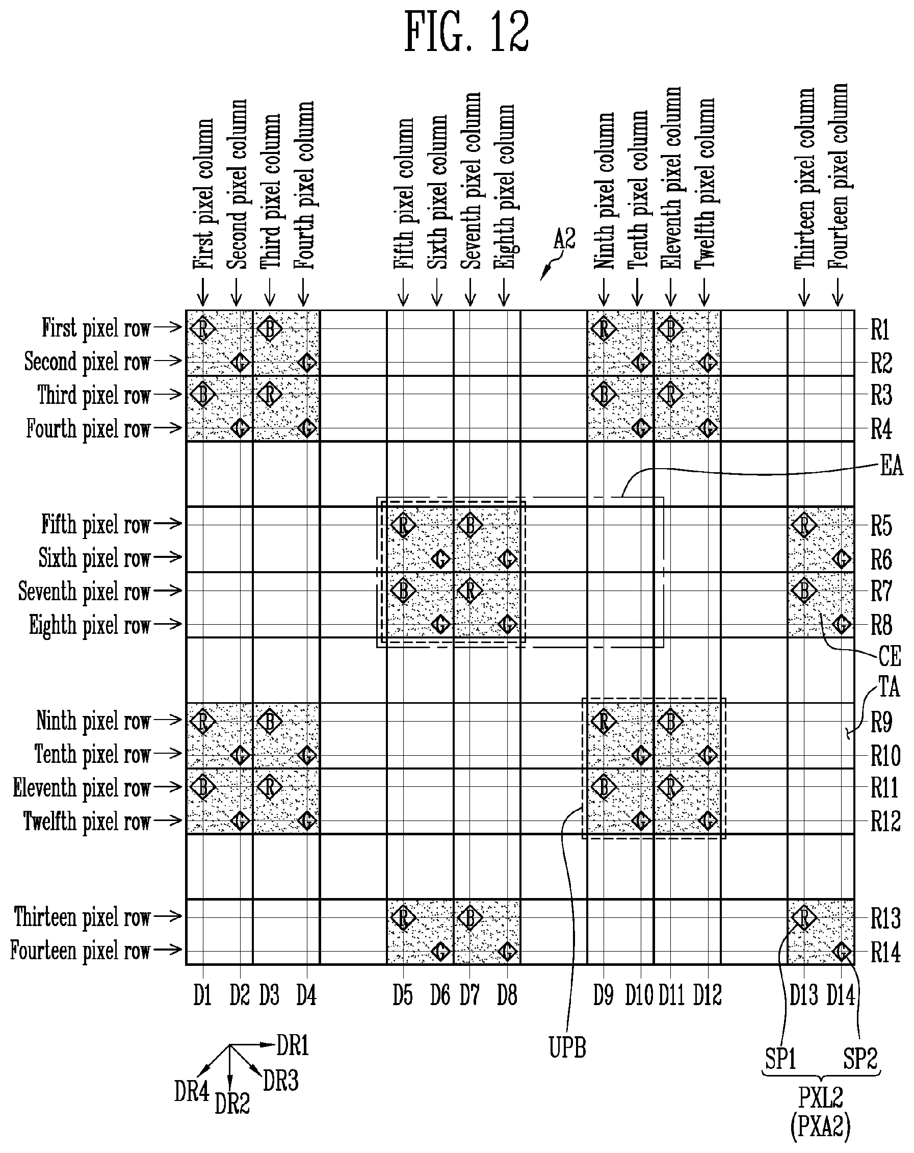 Patent US12315454 Figure 12 – Display device and operating method therefor