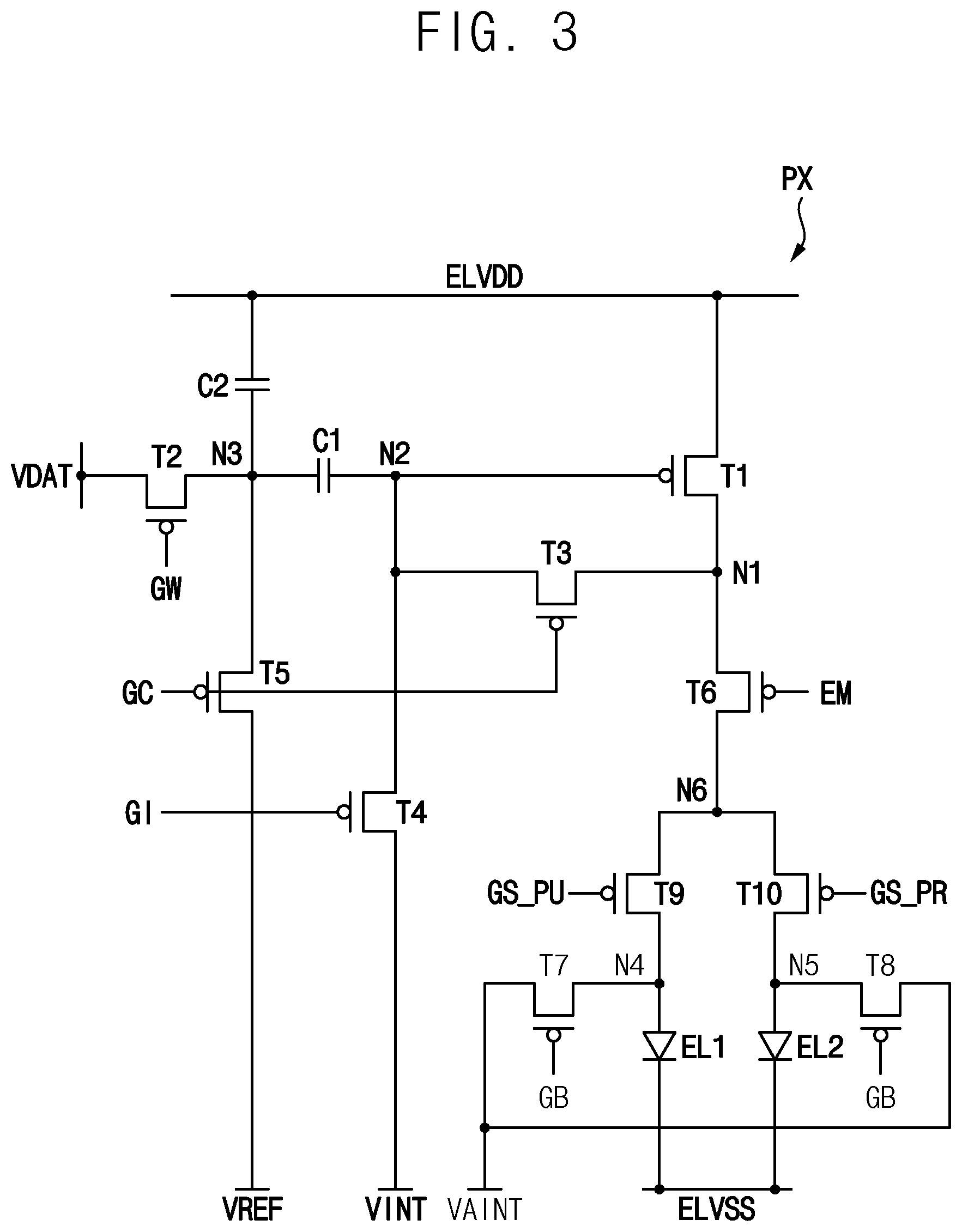 Patent US12315457 Figure 3 – Display device having a plurality of areas driven in a plurality of modes